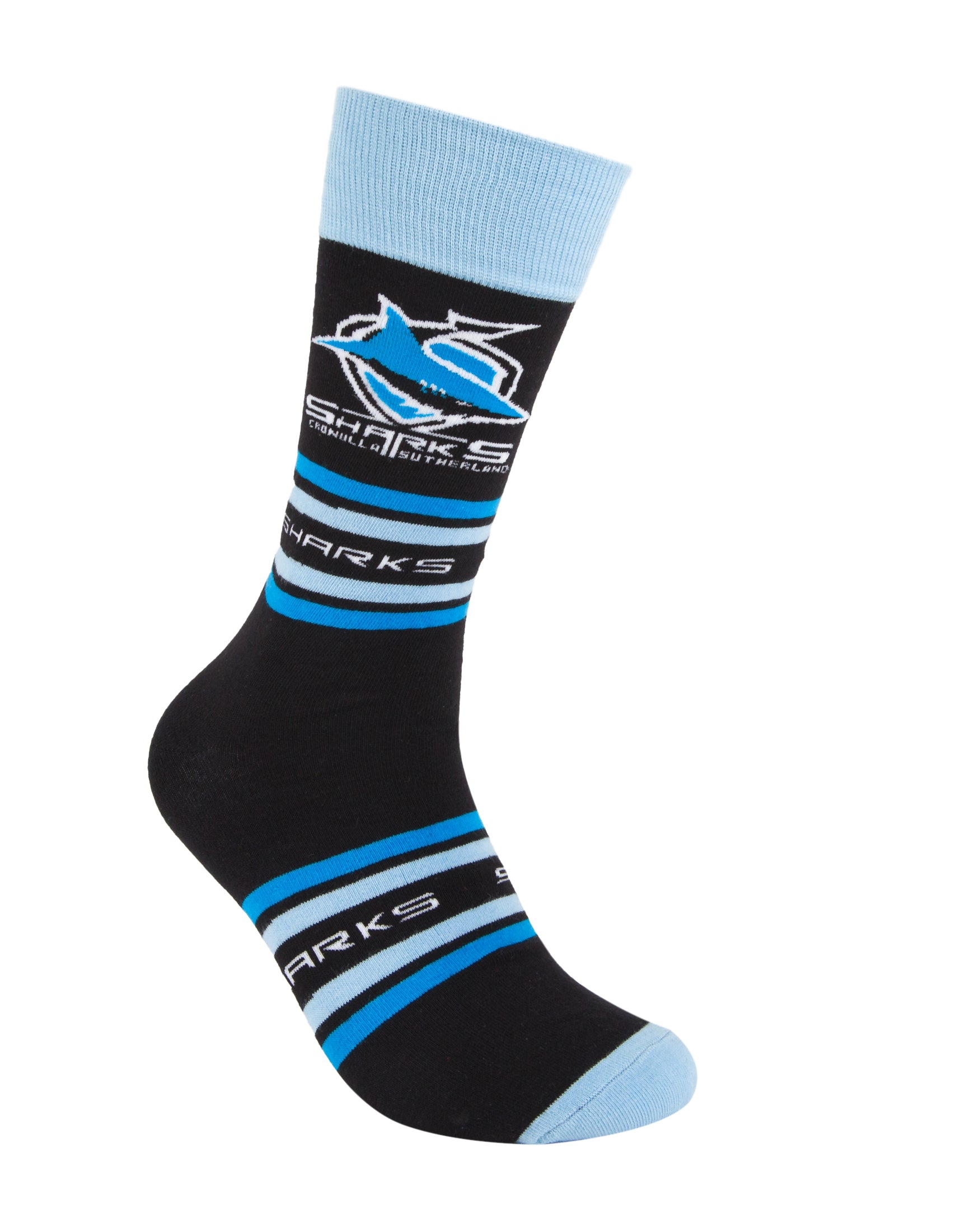 Cronulla Sharks Stripe Organic Cotton Socks