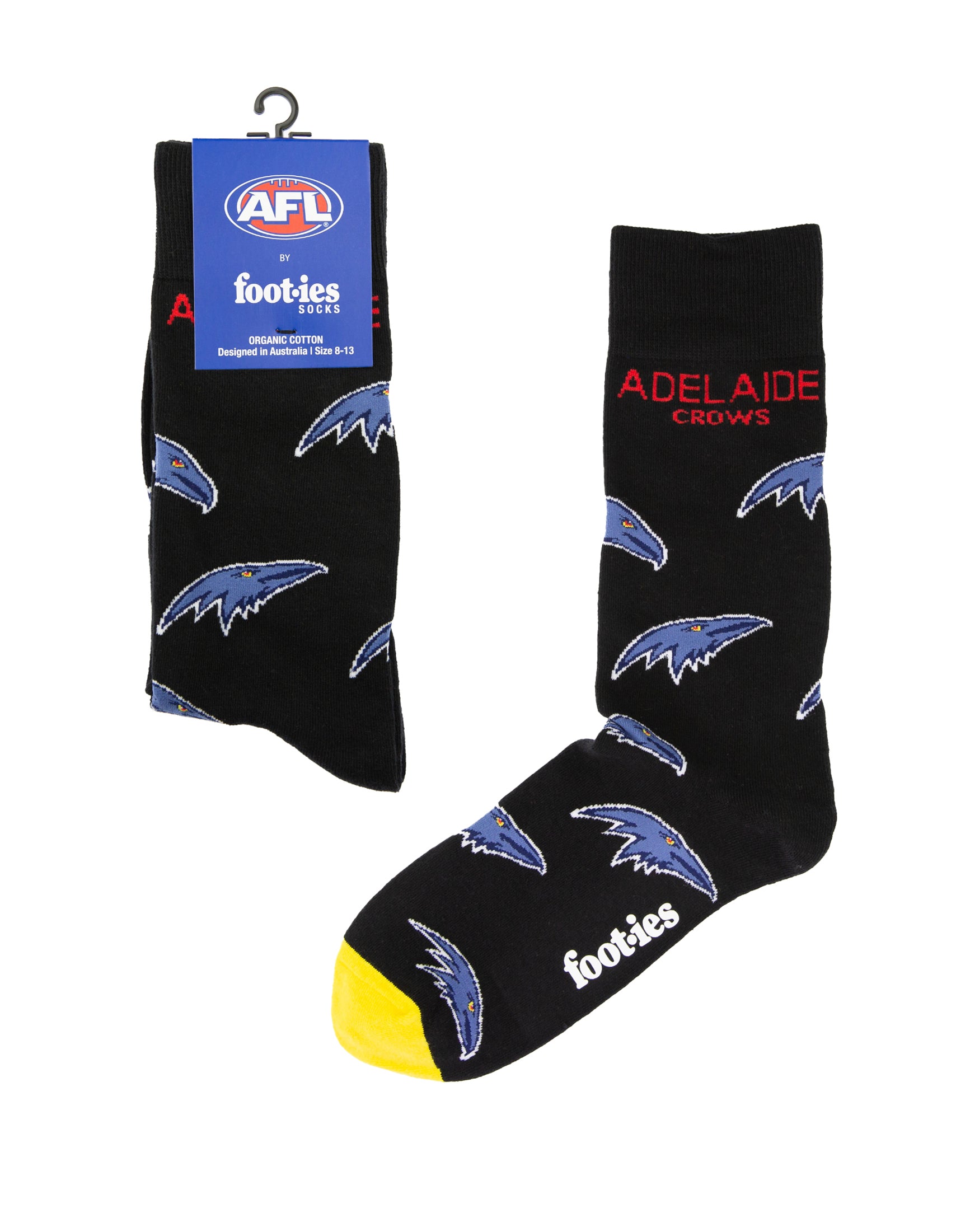 Adelaide Crows Mascot Organic Cotton Socks