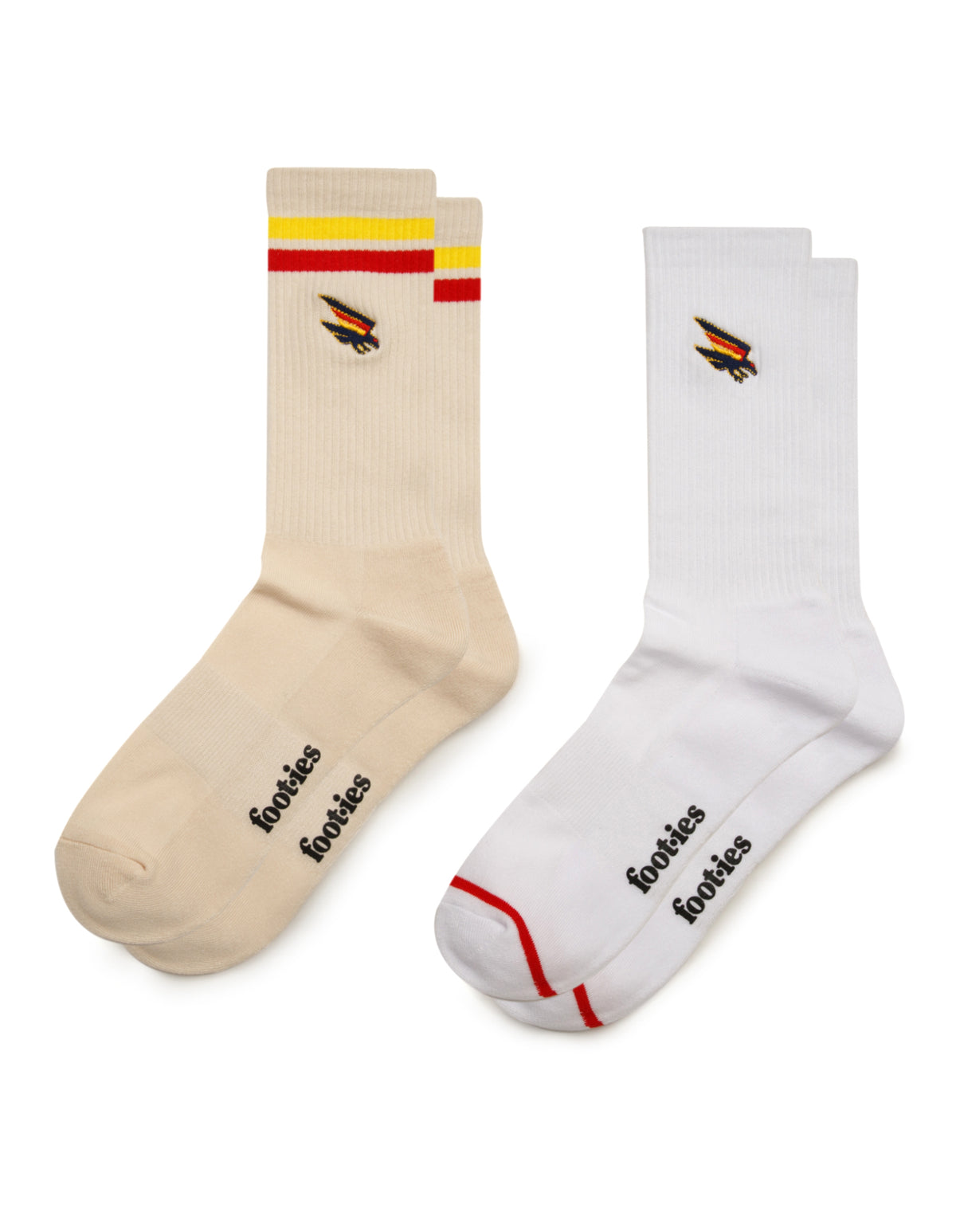 Adelaide Crows Sneaker Sock 2 Pack