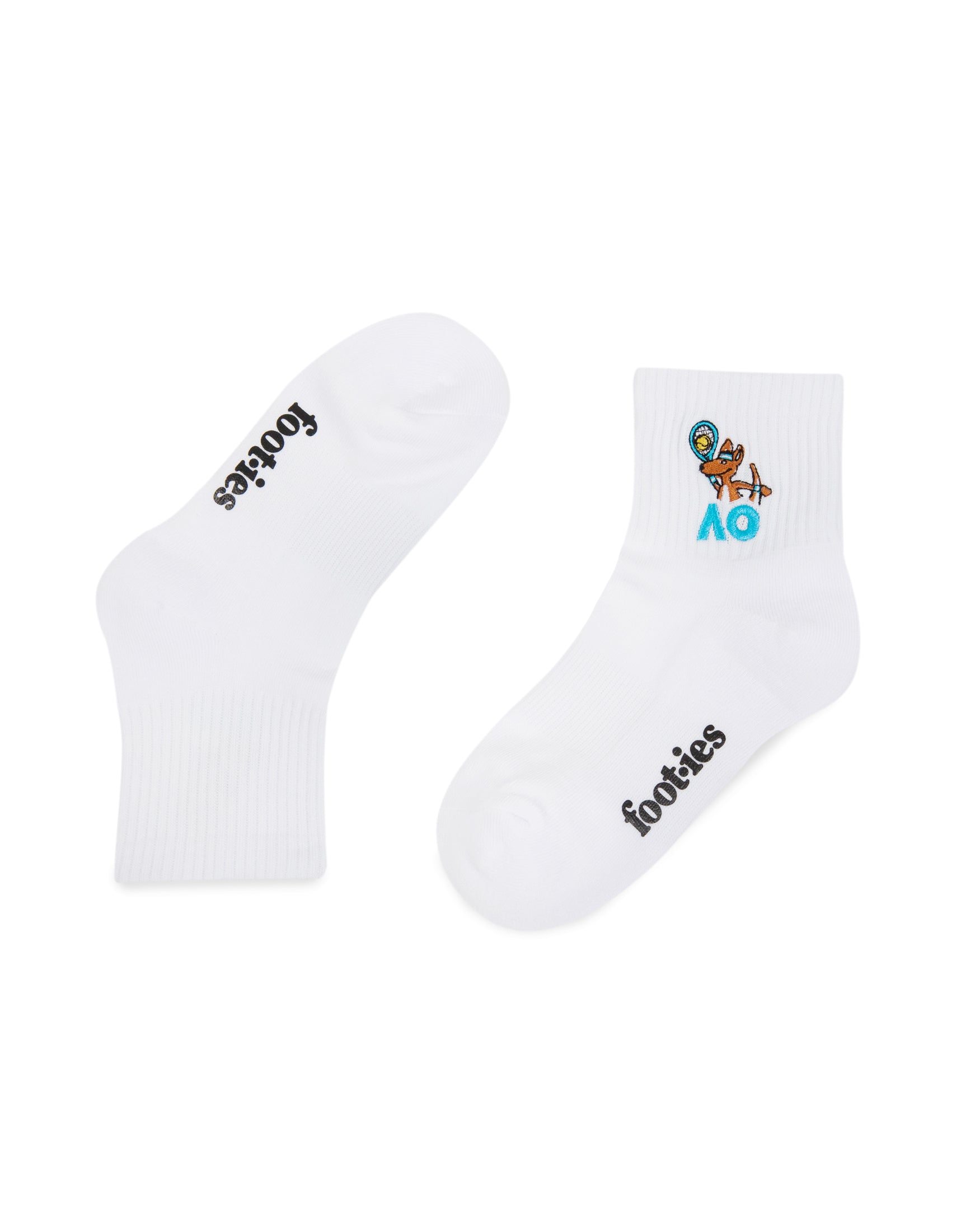 Aussie Open Australian Animals Quarter Crew Socks 2-Pack