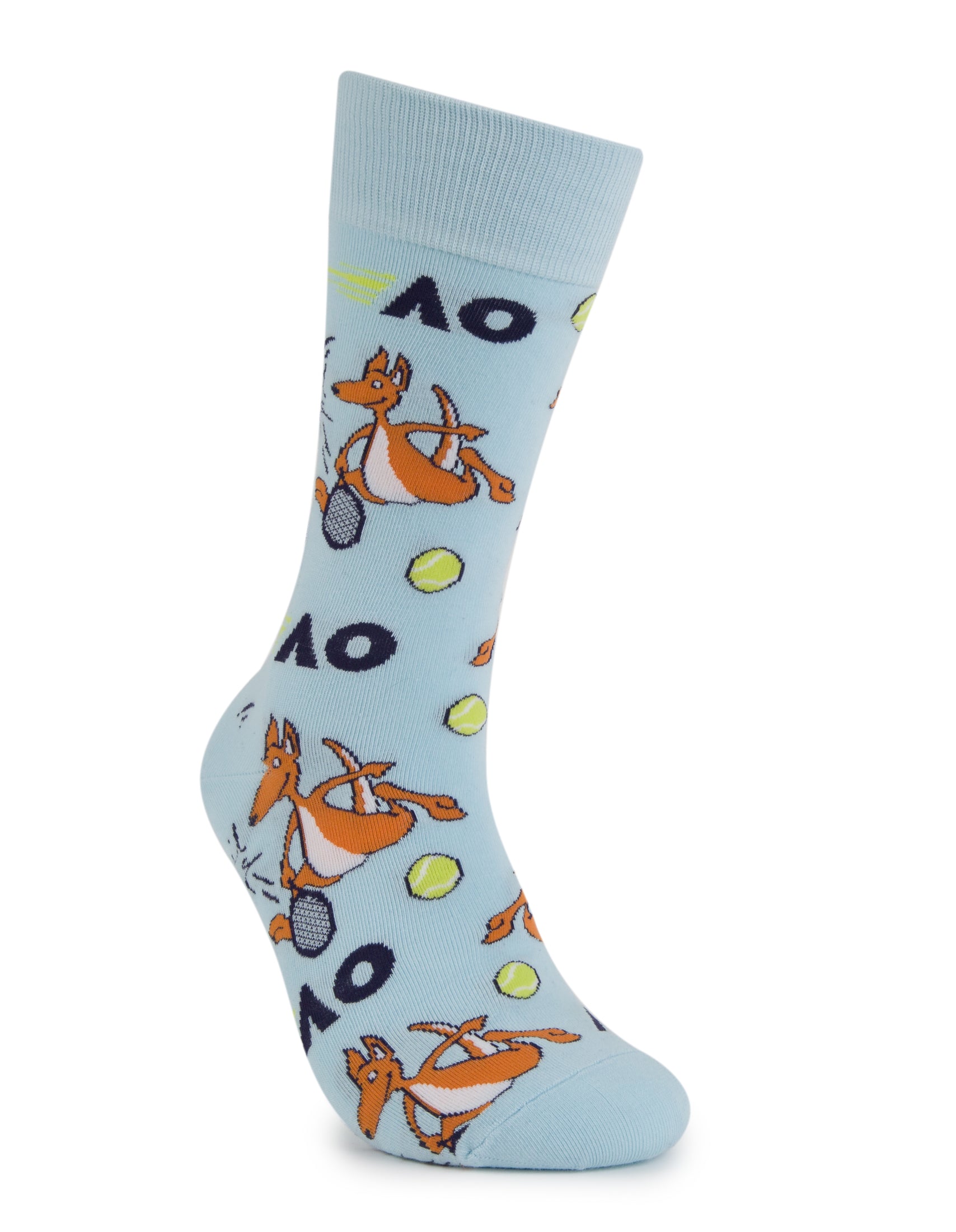 Australian Open Organic Cotton Novelty Sock 4-Pack