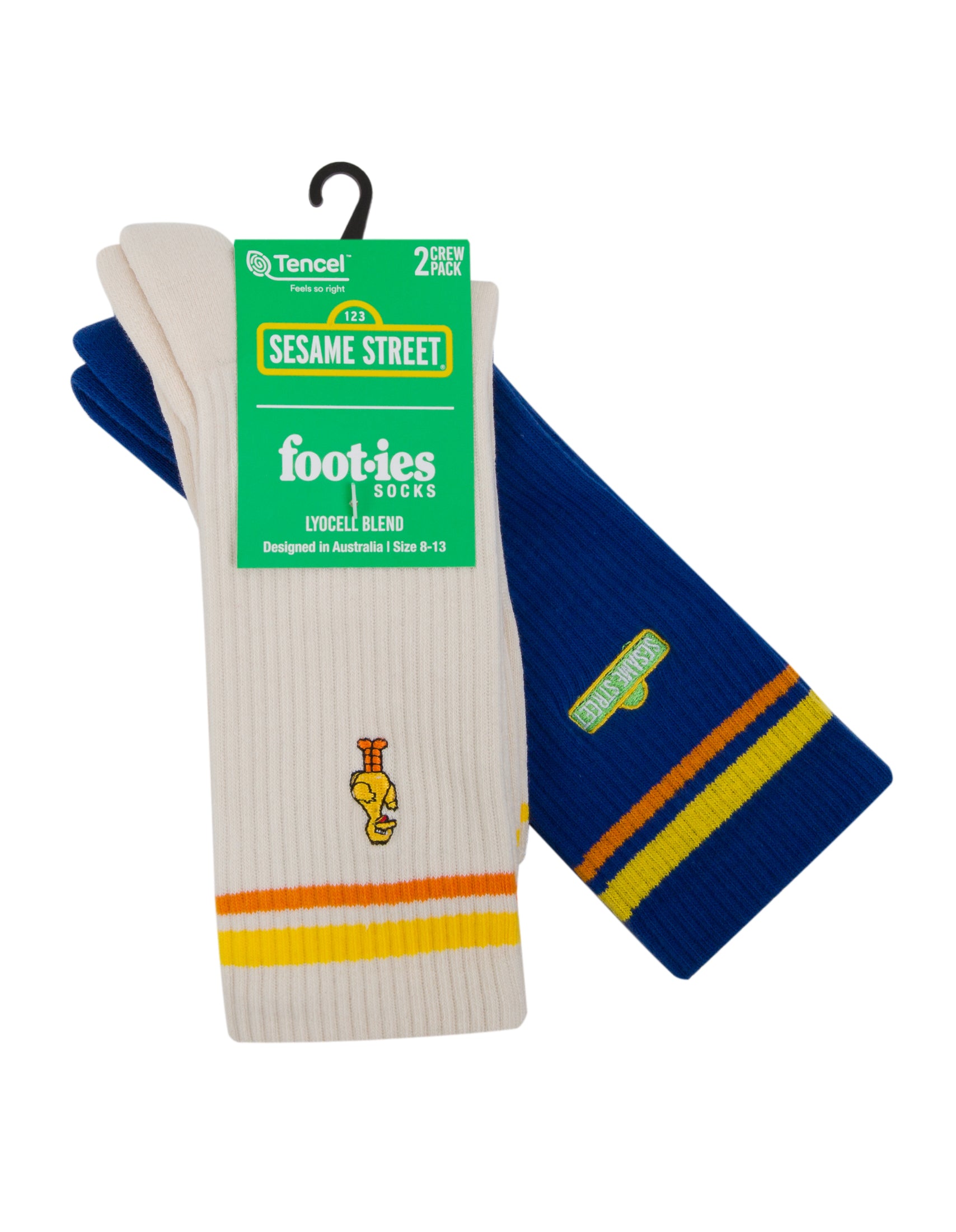 Big Bird Sneaker Sock 2 Pack