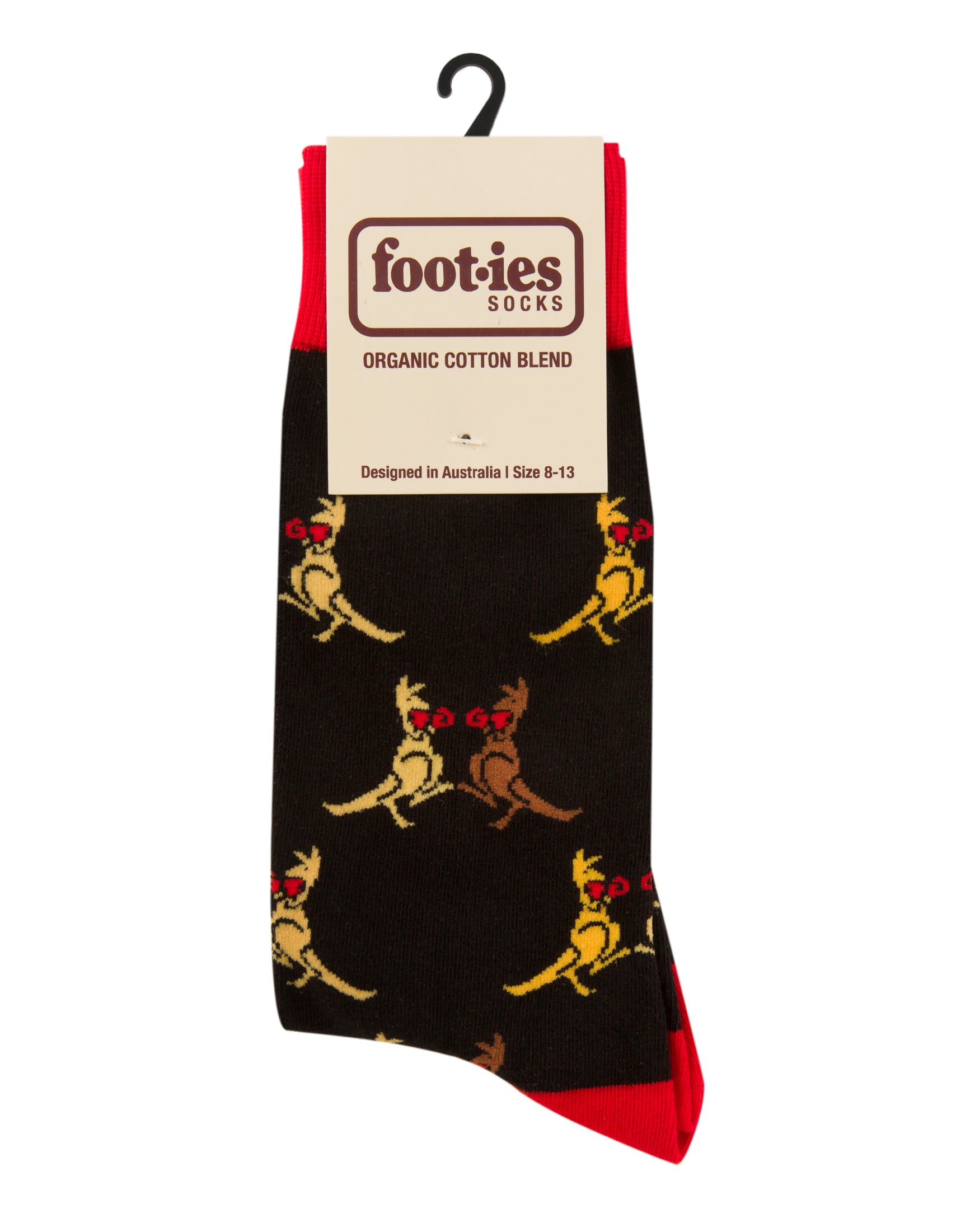 Boxing Kangaroo Organic Cotton Socks