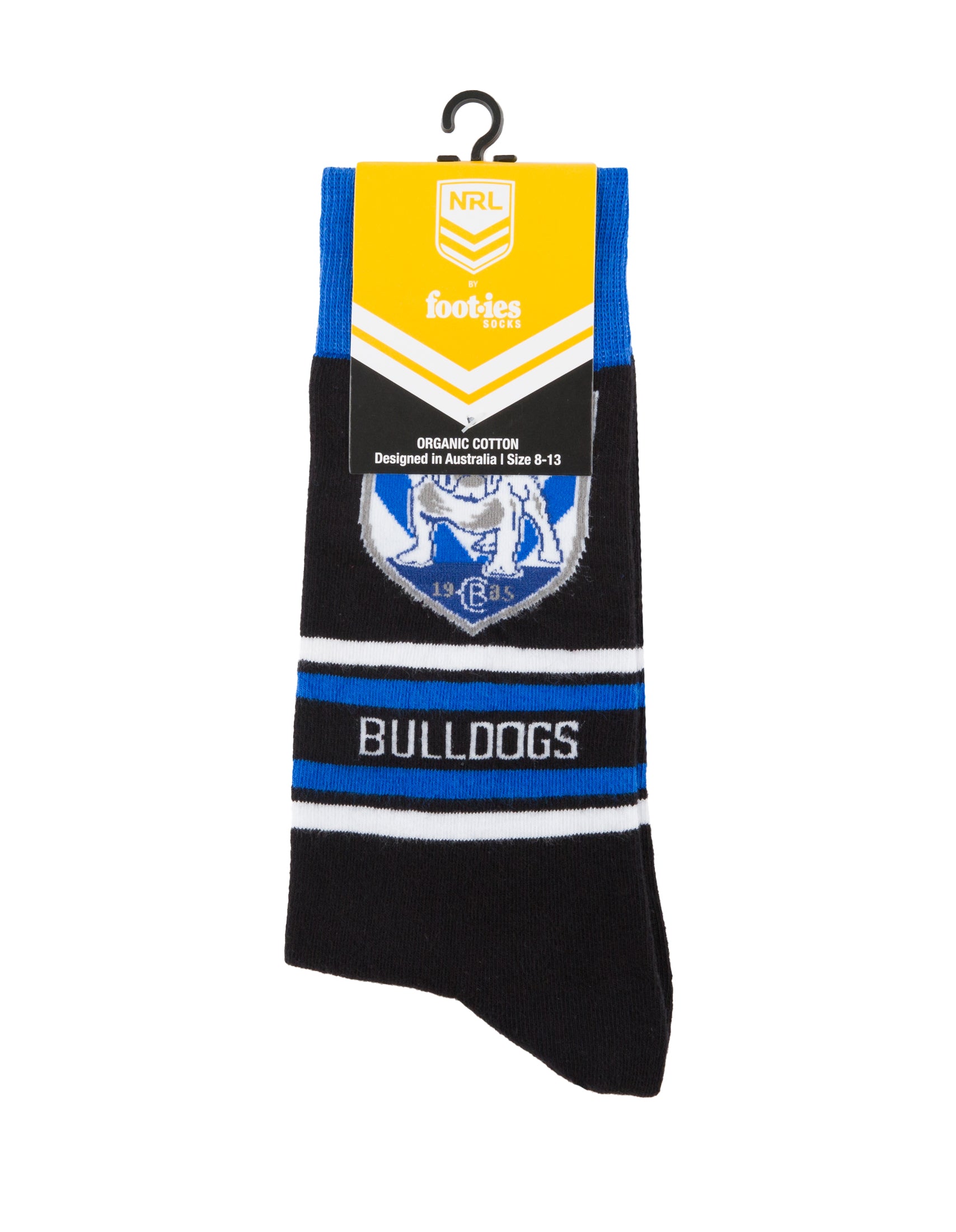 Canterbury Bankstown Bulldogs Stripe Organic Cotton Socks