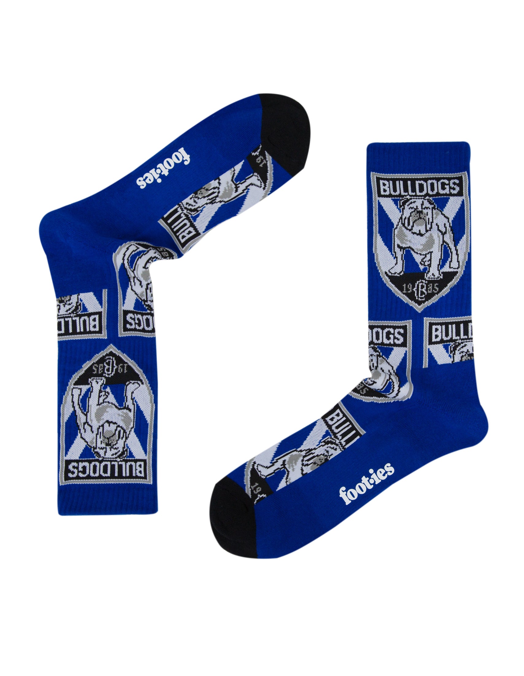 Canterbury-Bankstown Bulldogs Sneaker Socks 2 Pack
