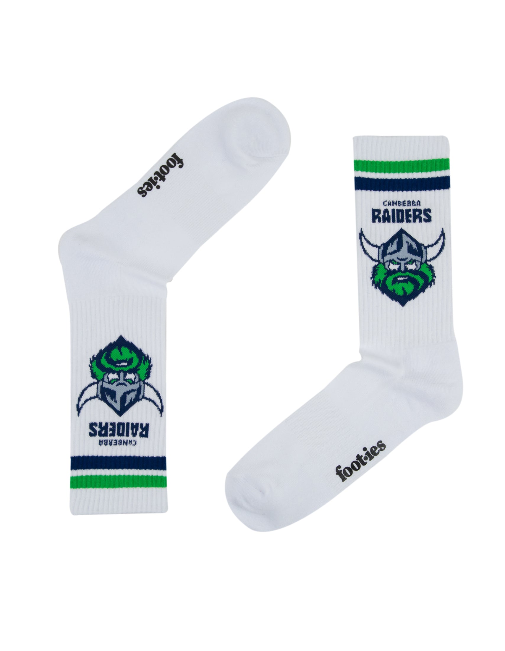 Canberra Raiders Logo Sneaker Socks 2 Pack