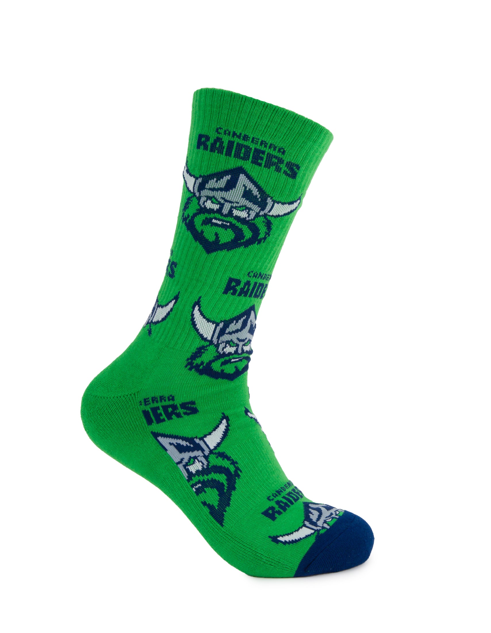 Canberra Raiders Logo Sneaker Socks 2 Pack