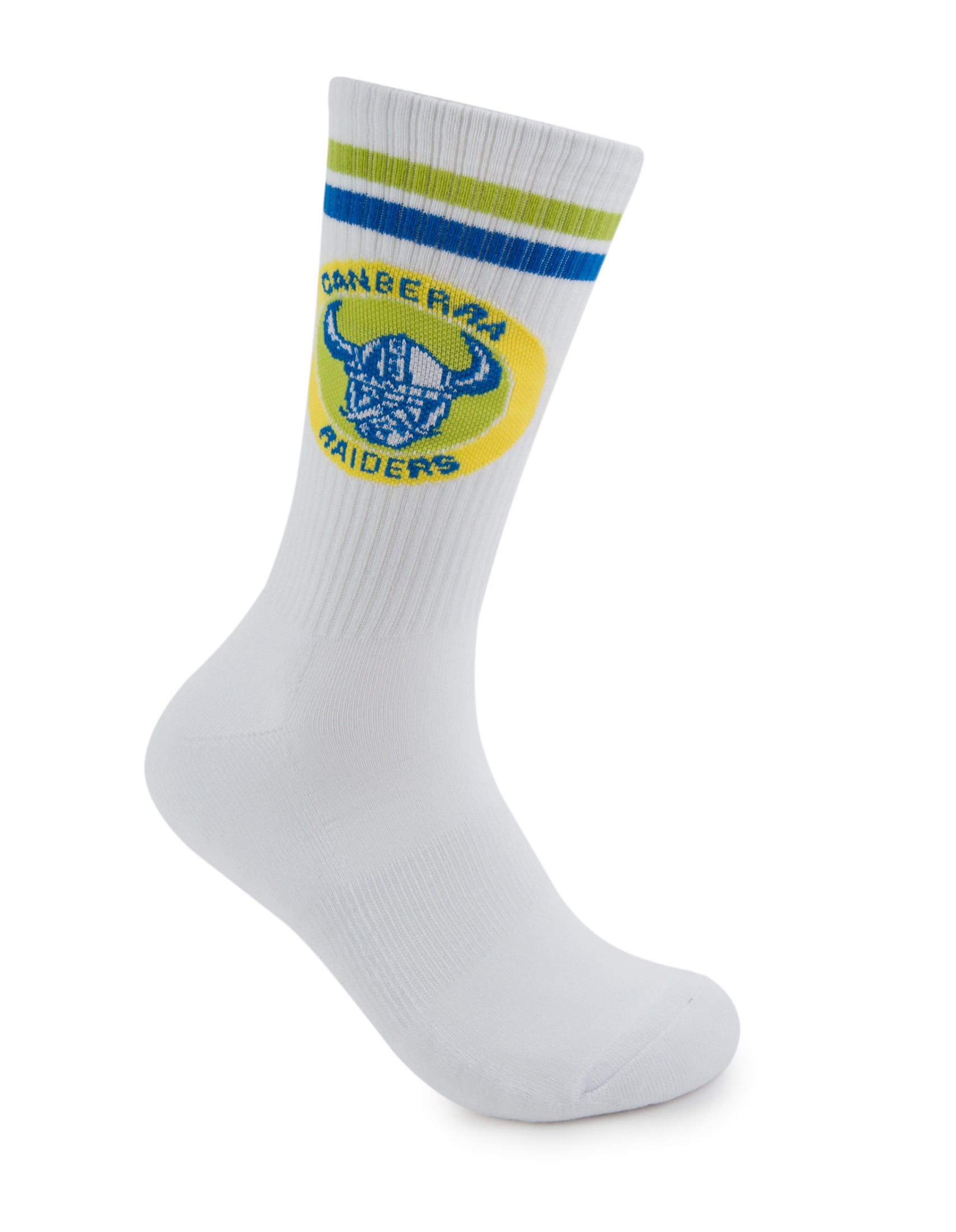 Canberra Raiders Retro Sneaker Sock 2 Pack