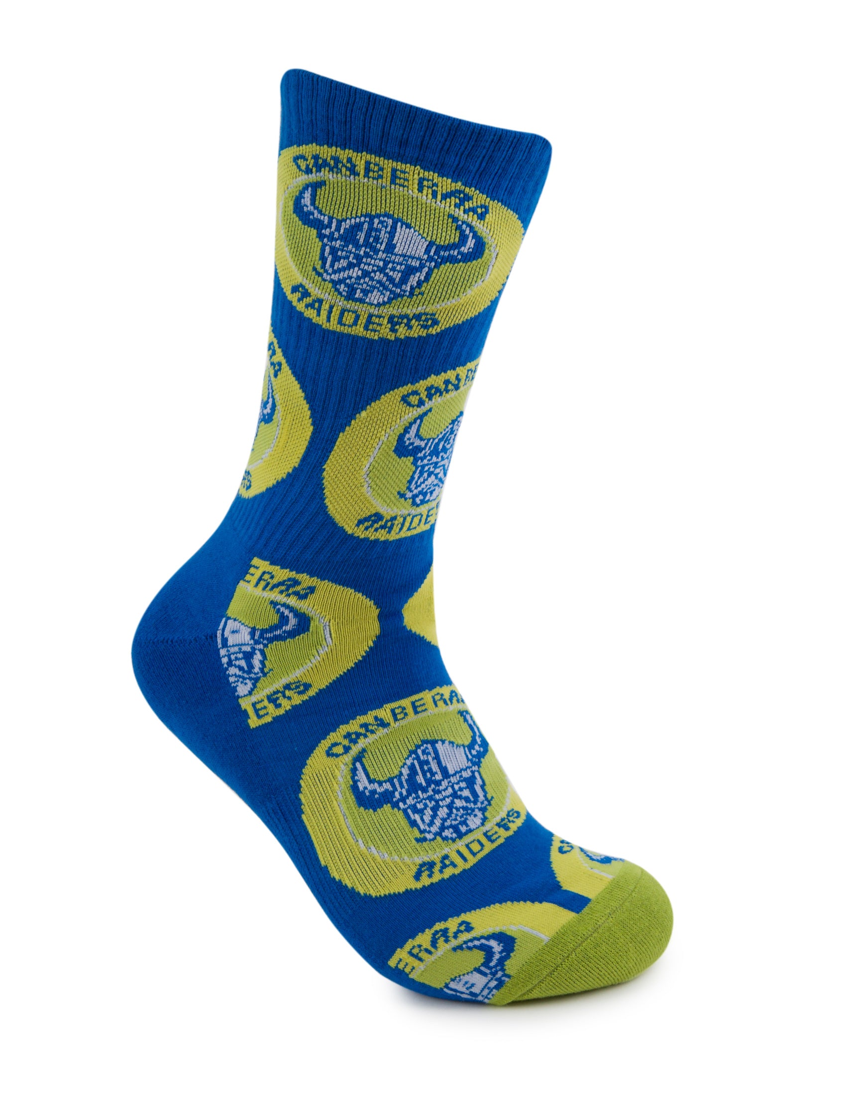 Canberra Raiders Retro Sneaker Sock 2 Pack