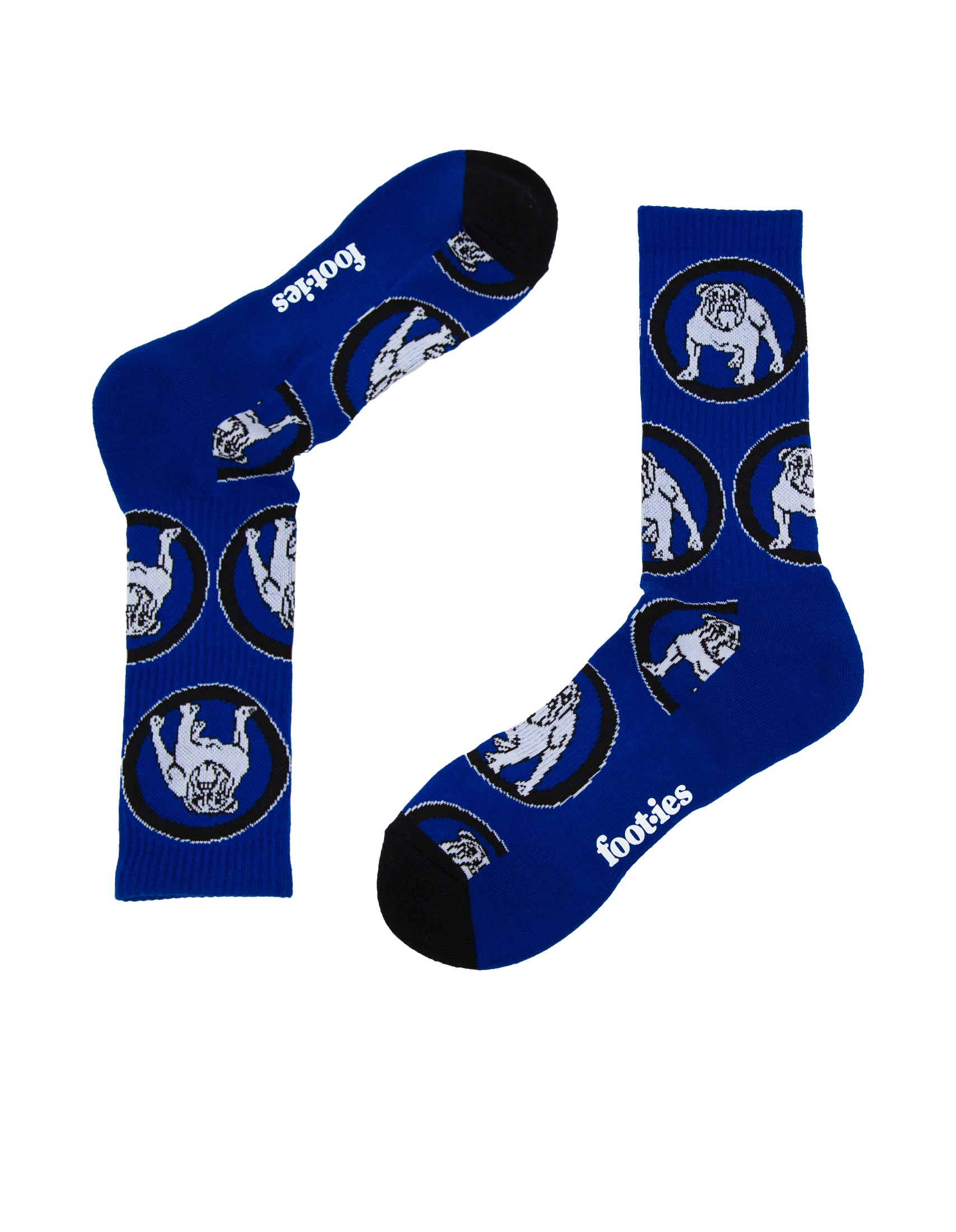 Canterbury-Bankstown Bulldogs Retro Sneaker Sock 2 Pack