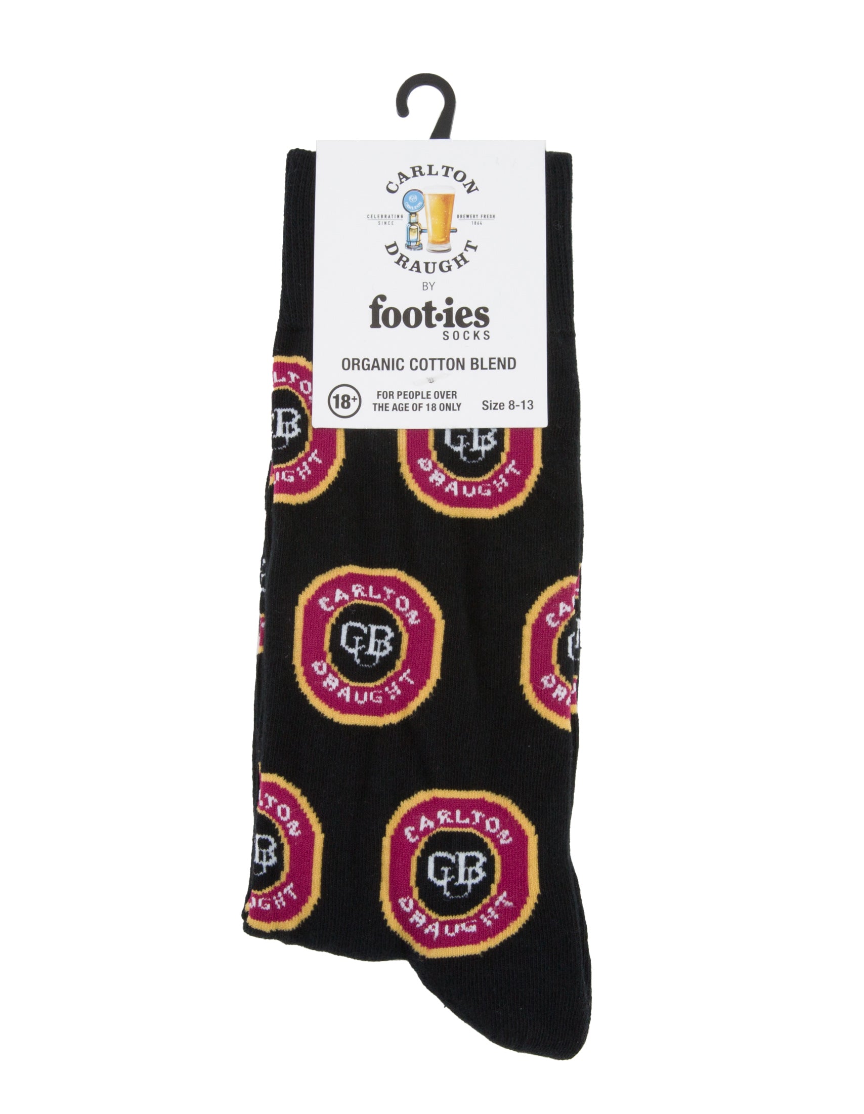 Carlton Draught Logos Organic Cotton Sock