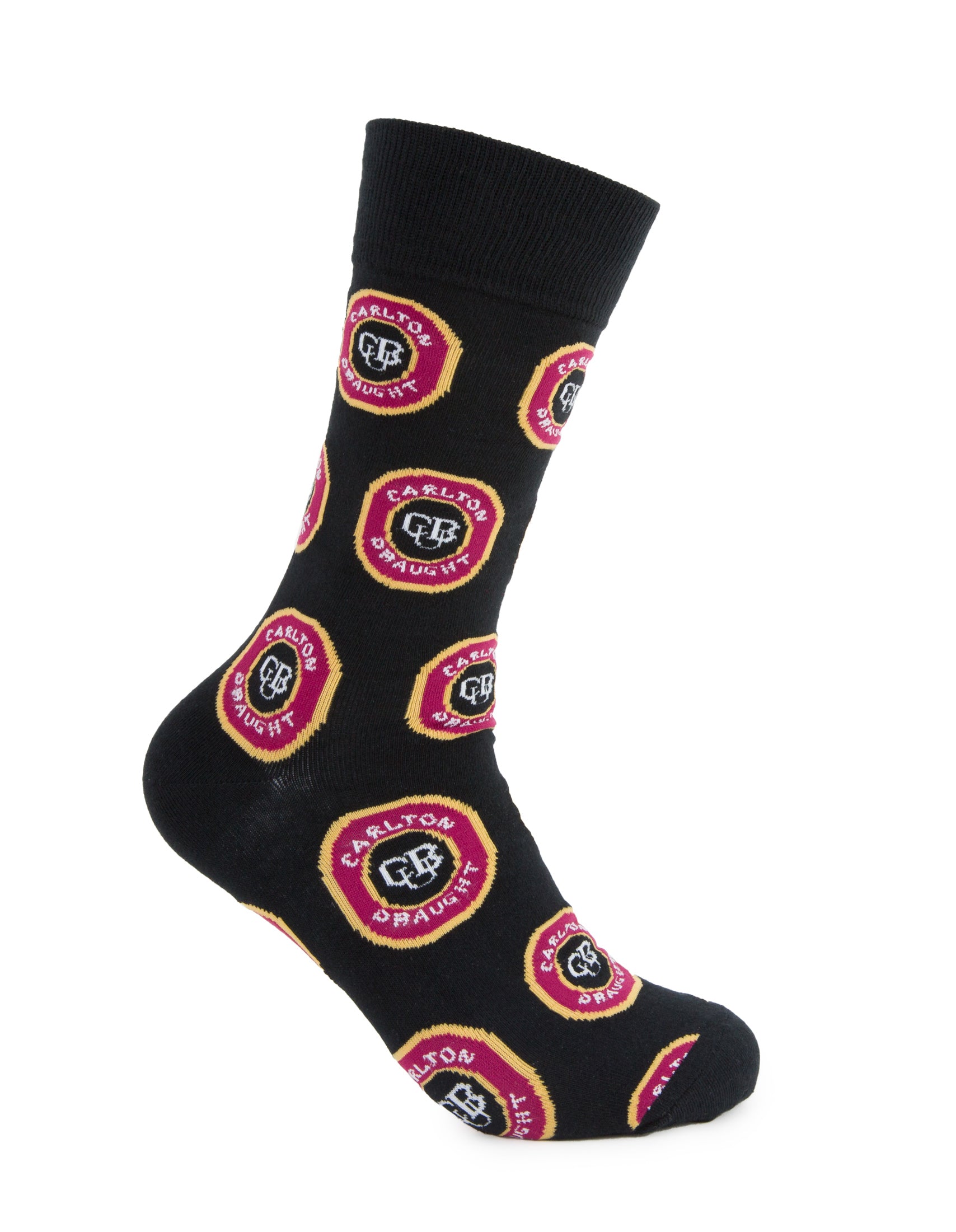 Carlton Draught Logos Organic Cotton Sock