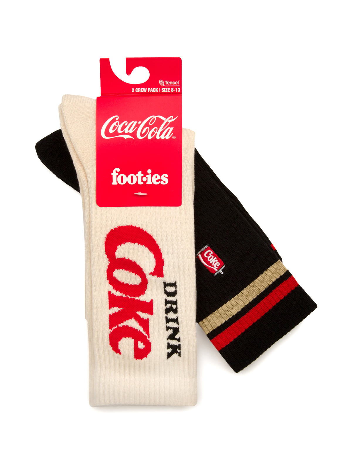 Drink Coke Sneaker Sock 2 Pack