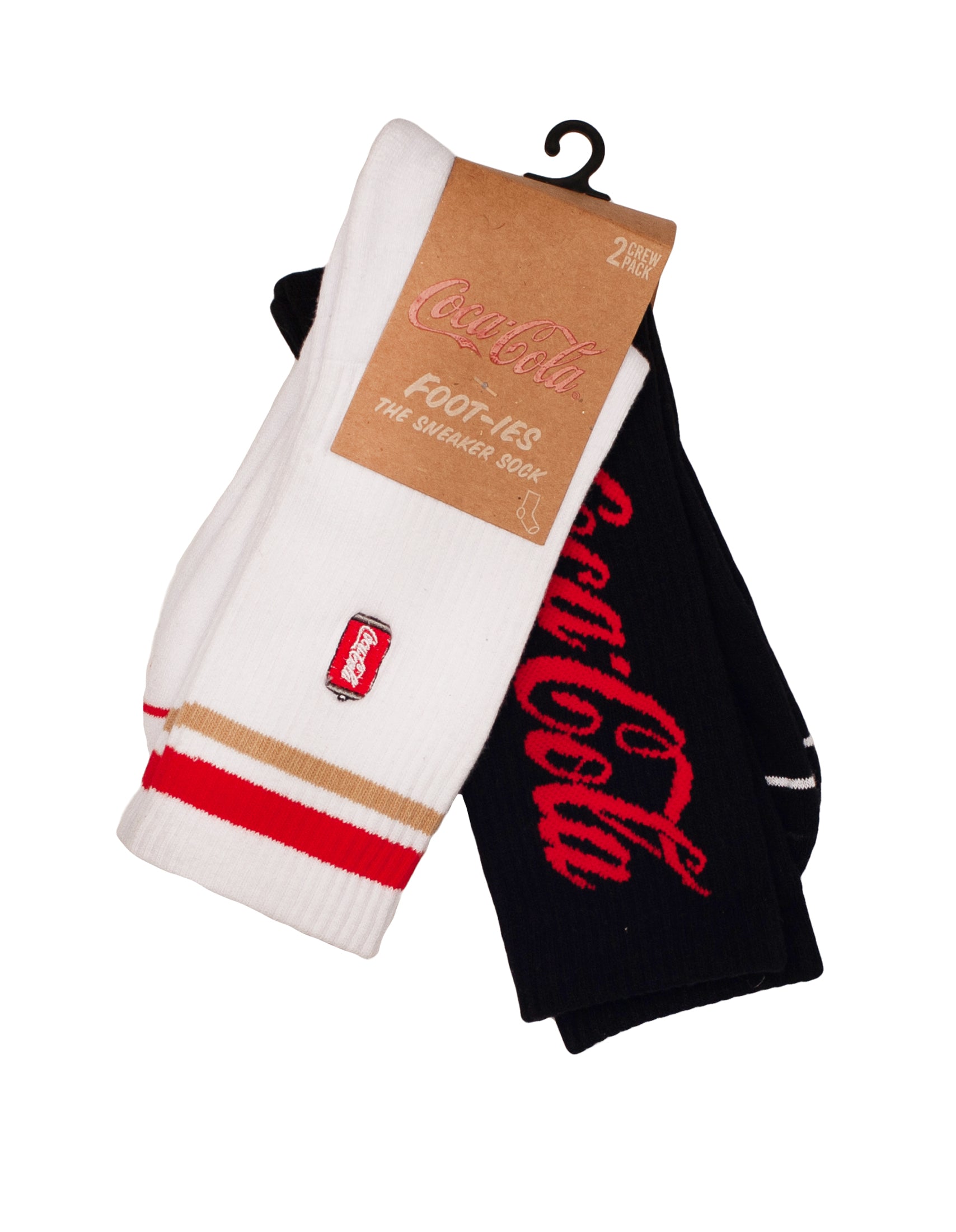 Coke Can Sneaker Socks 2 Pack