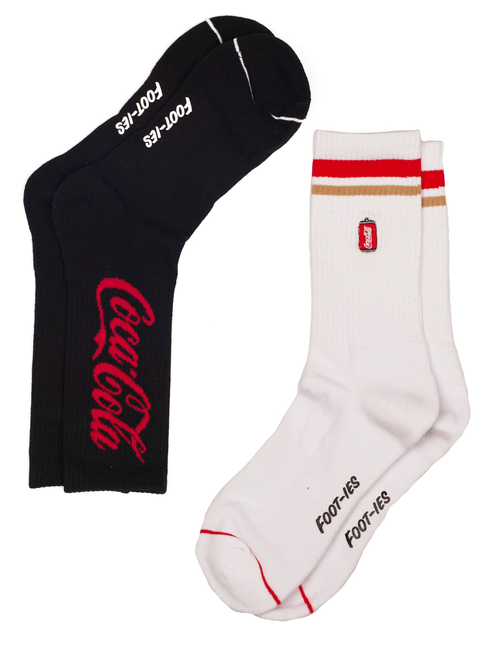 Coke Can Sneaker Socks 2 Pack