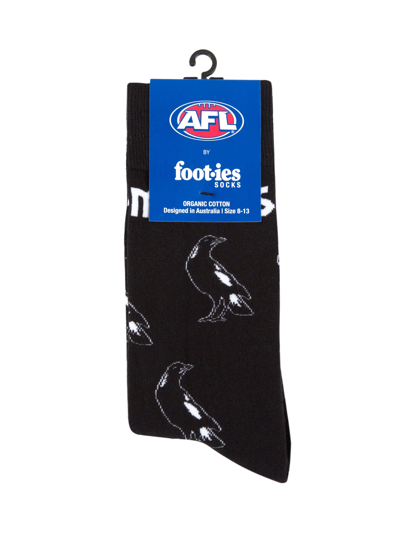 Collingwood Magpies Mascot Organic Cotton Socks