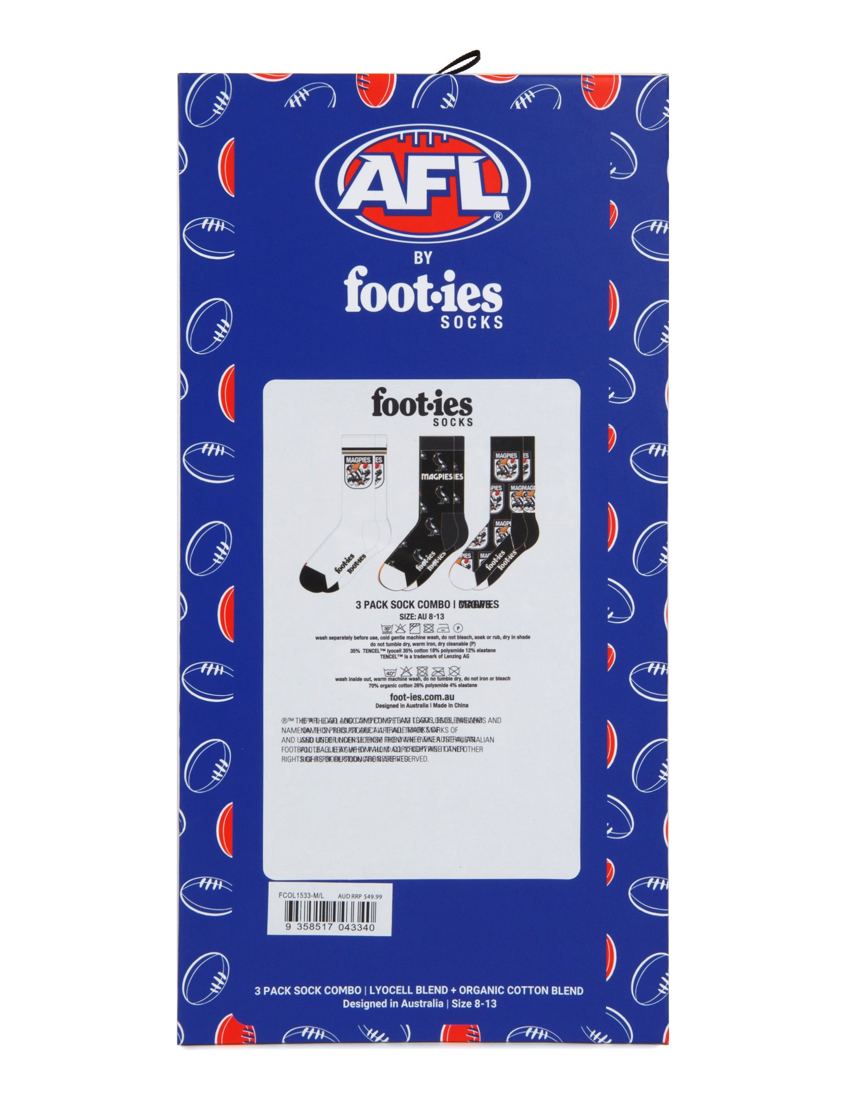 Collingwood Magpies 3-Pack Gift Box