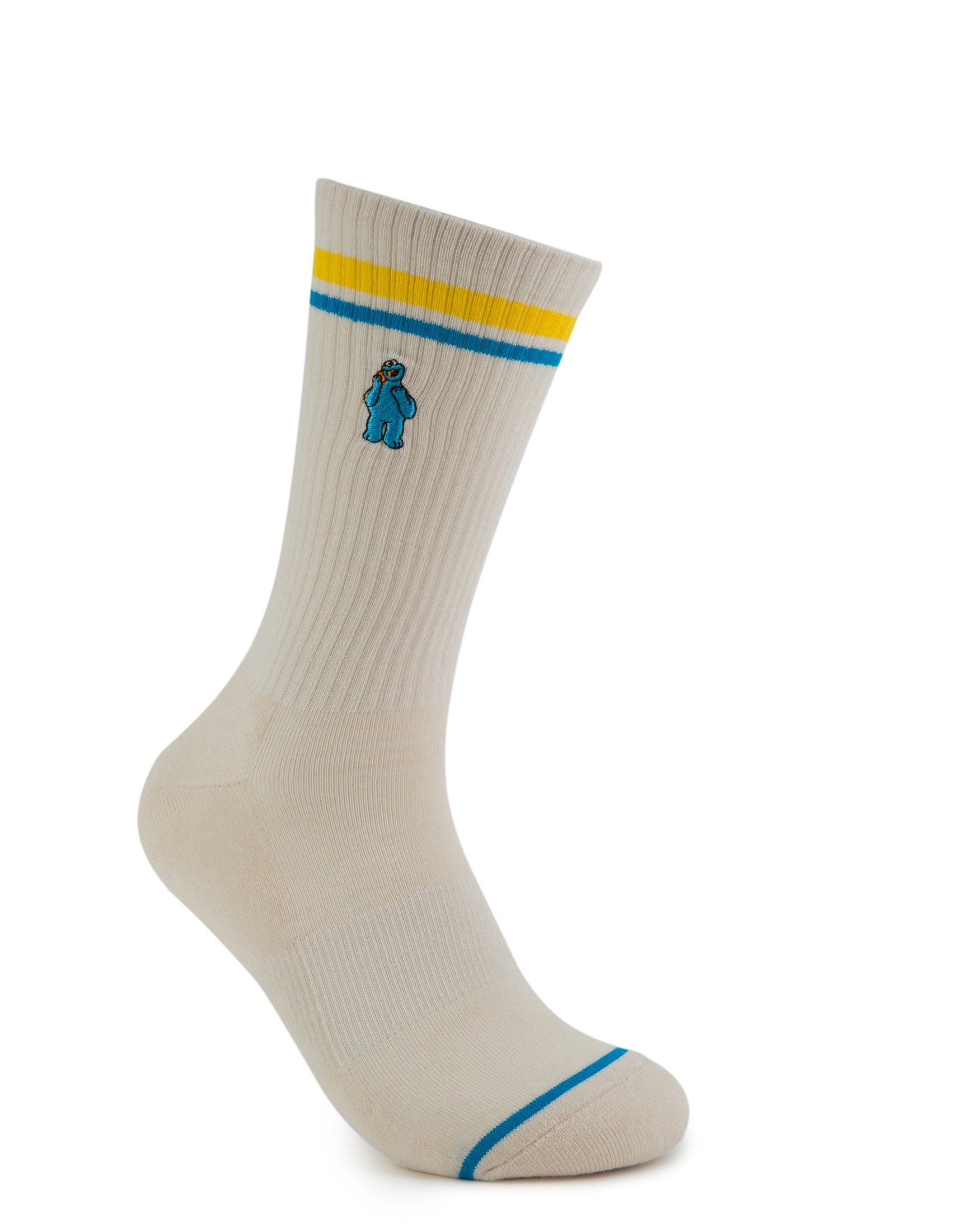 Cookie Monster Sneaker Sock 2 Pack
