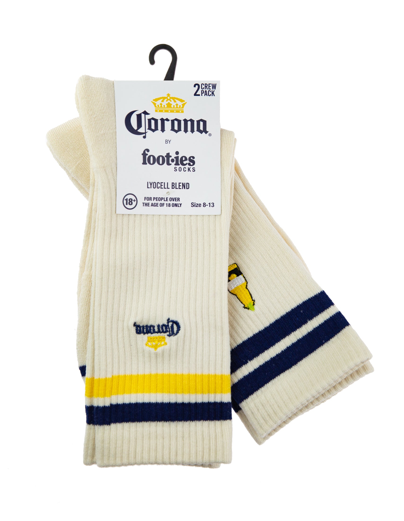 Corona Retro Sneaker Socks 2 Pack