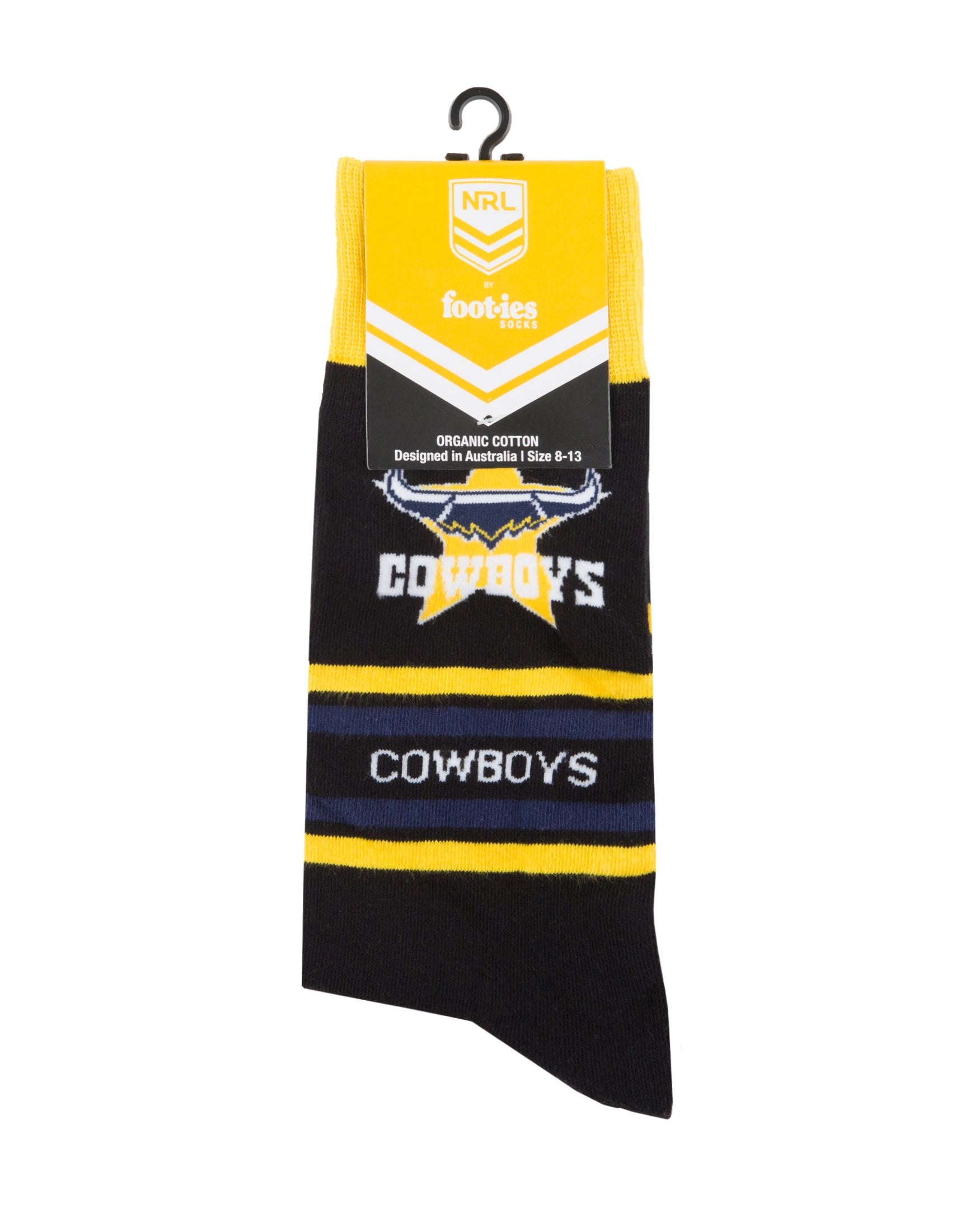 North Queensland Cowboys Stripe Organic Cotton Socks