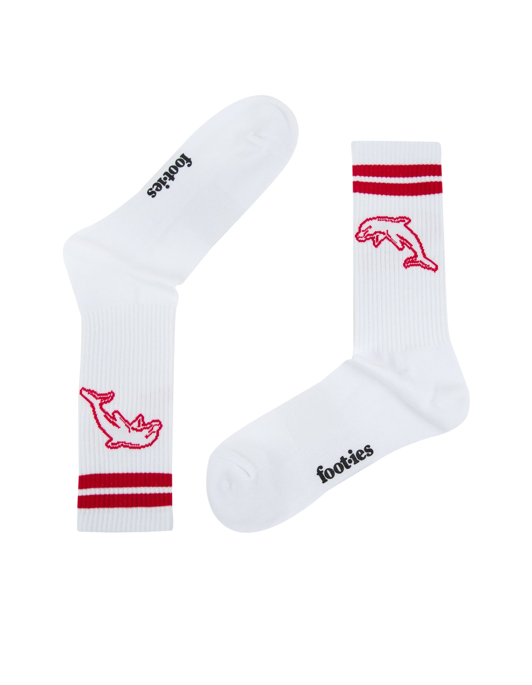 Dolphins Retro Sneaker Sock 2 Pack