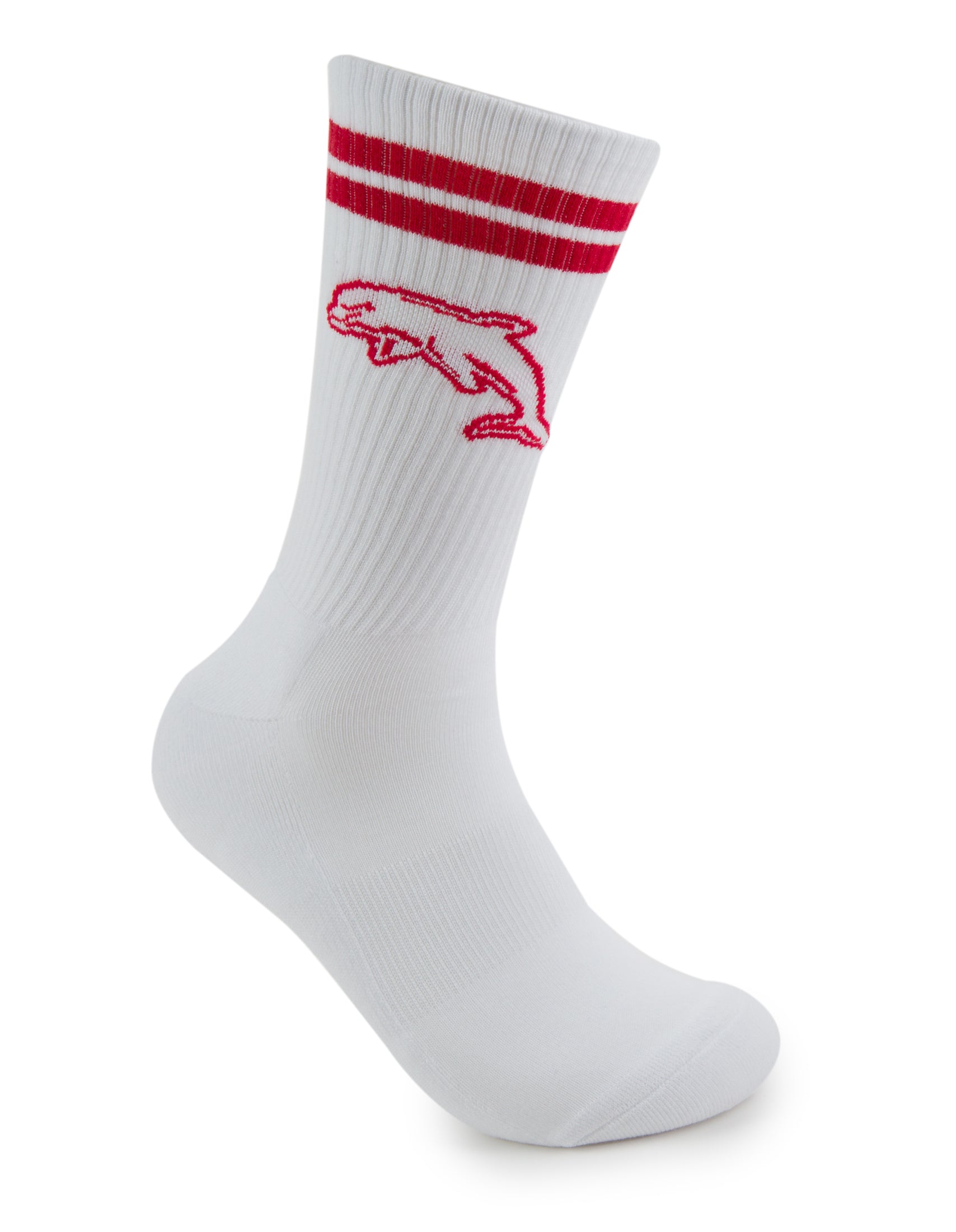 Dolphins Retro Sneaker Sock 2 Pack
