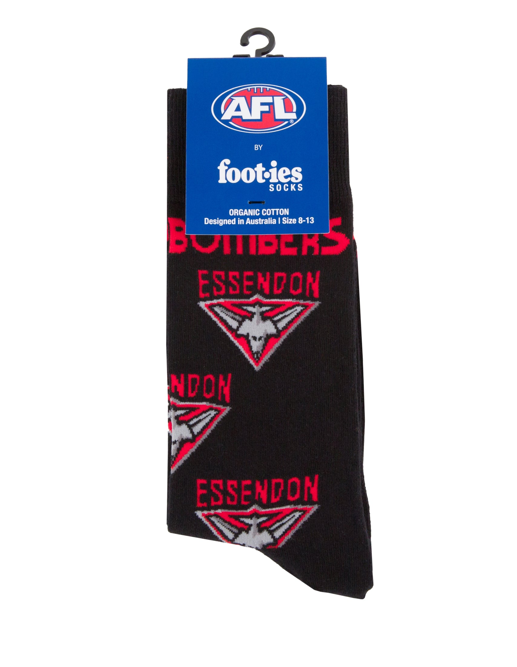 Essendon Bombers Mascot Organic Cotton Socks