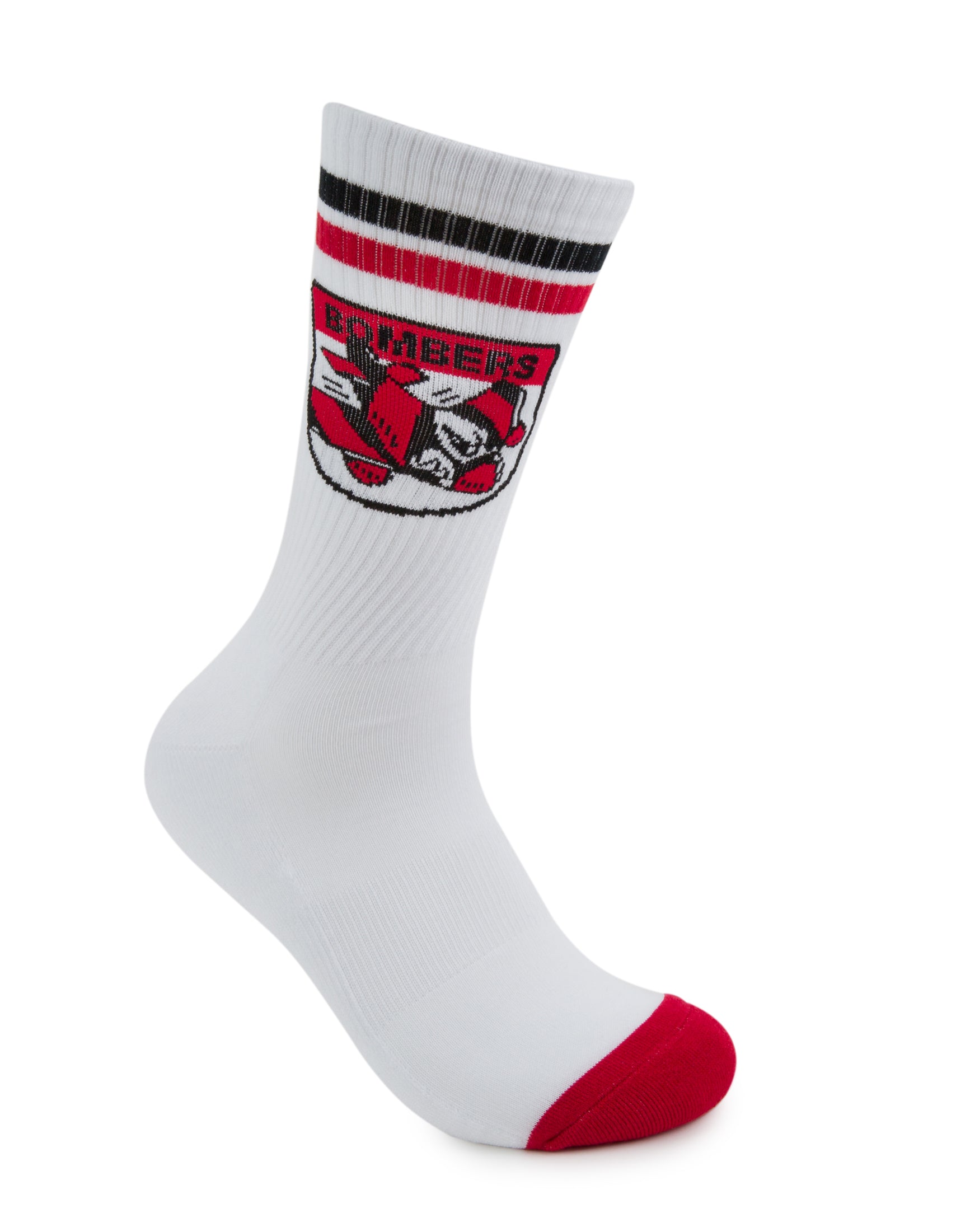 Essendon Bombers Retro Sneaker Sock 2 Pack