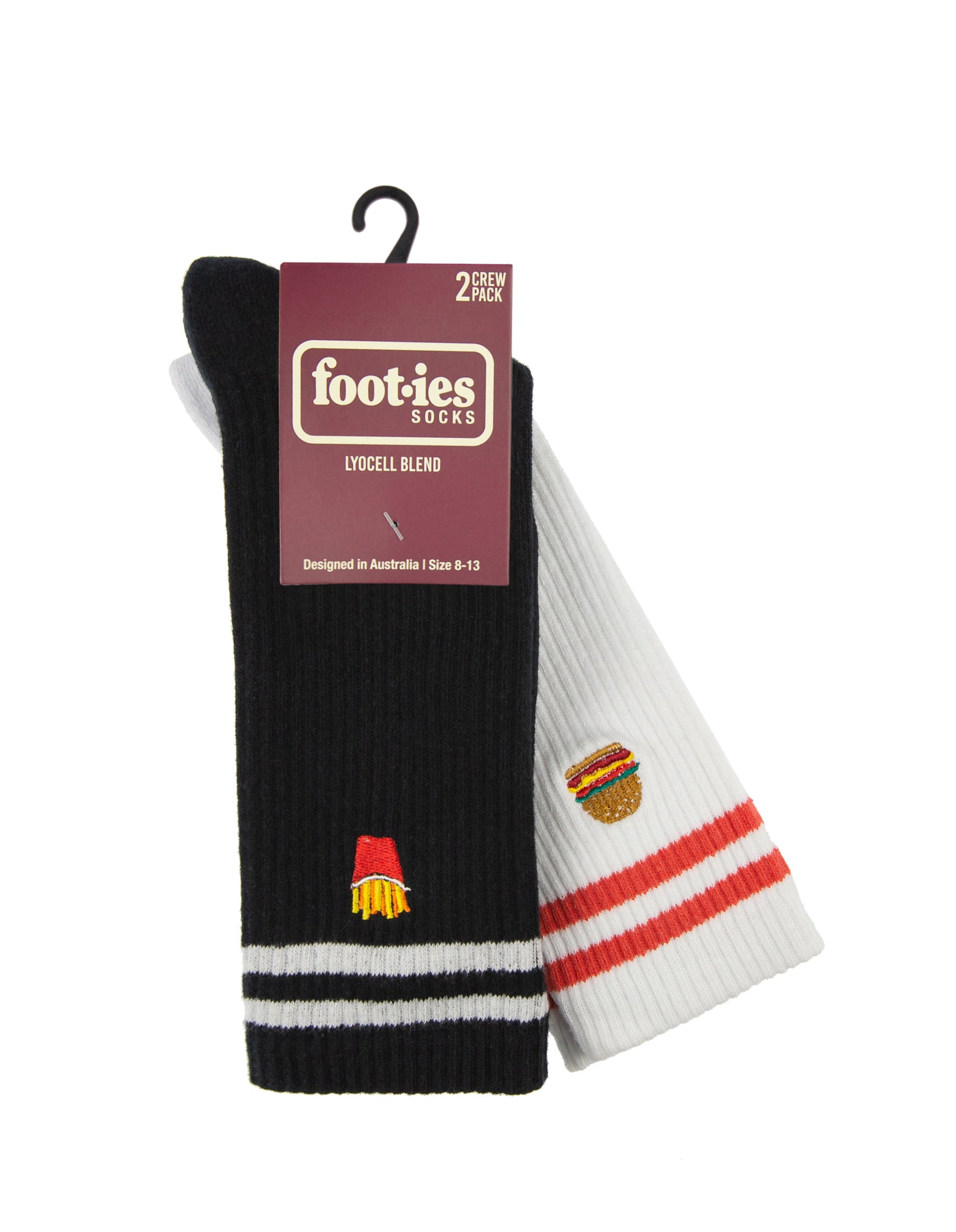 Fast Food Sneaker Sock 2 Pack