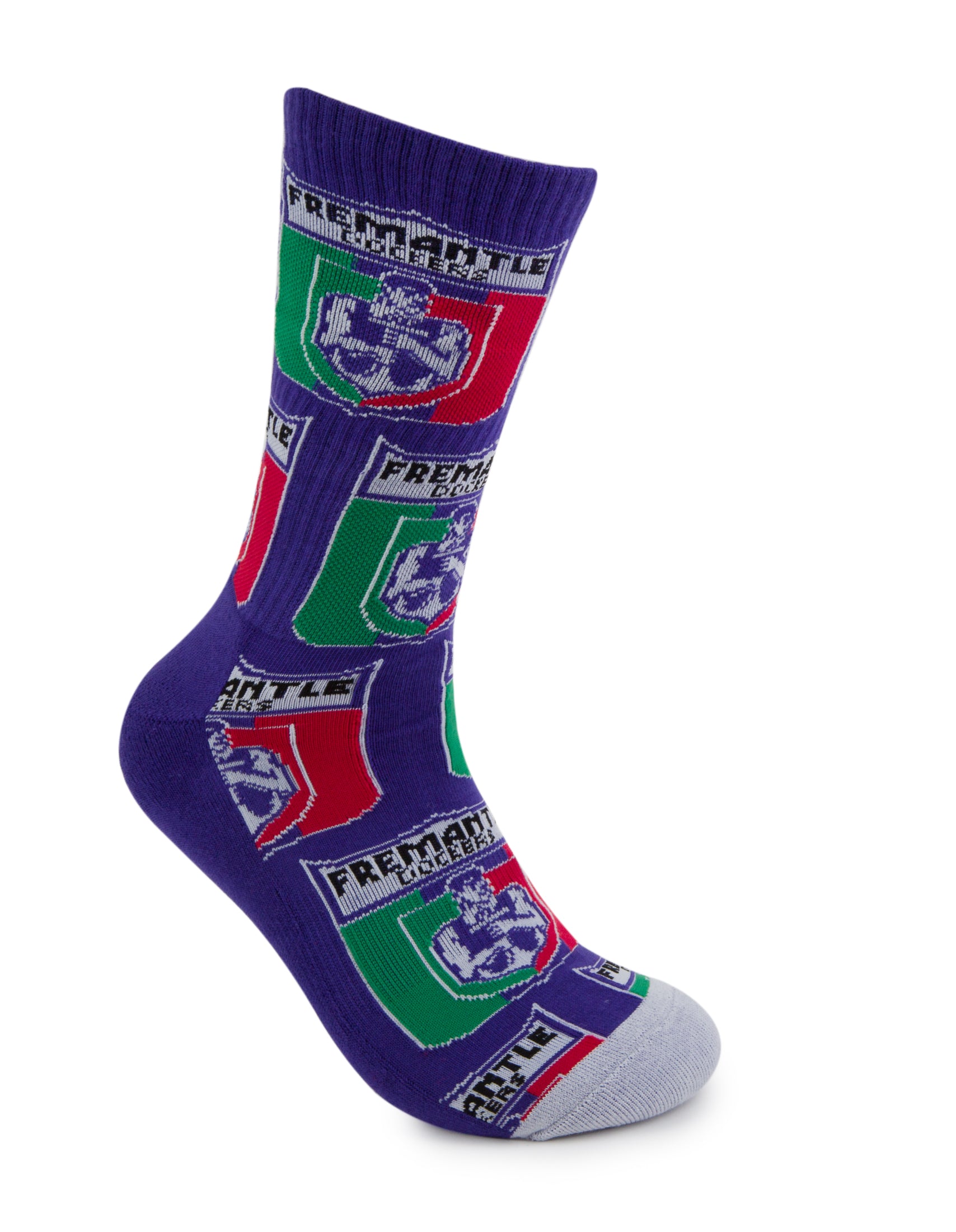 Fremantle Dockers Retro Sneaker Sock 2 Pack