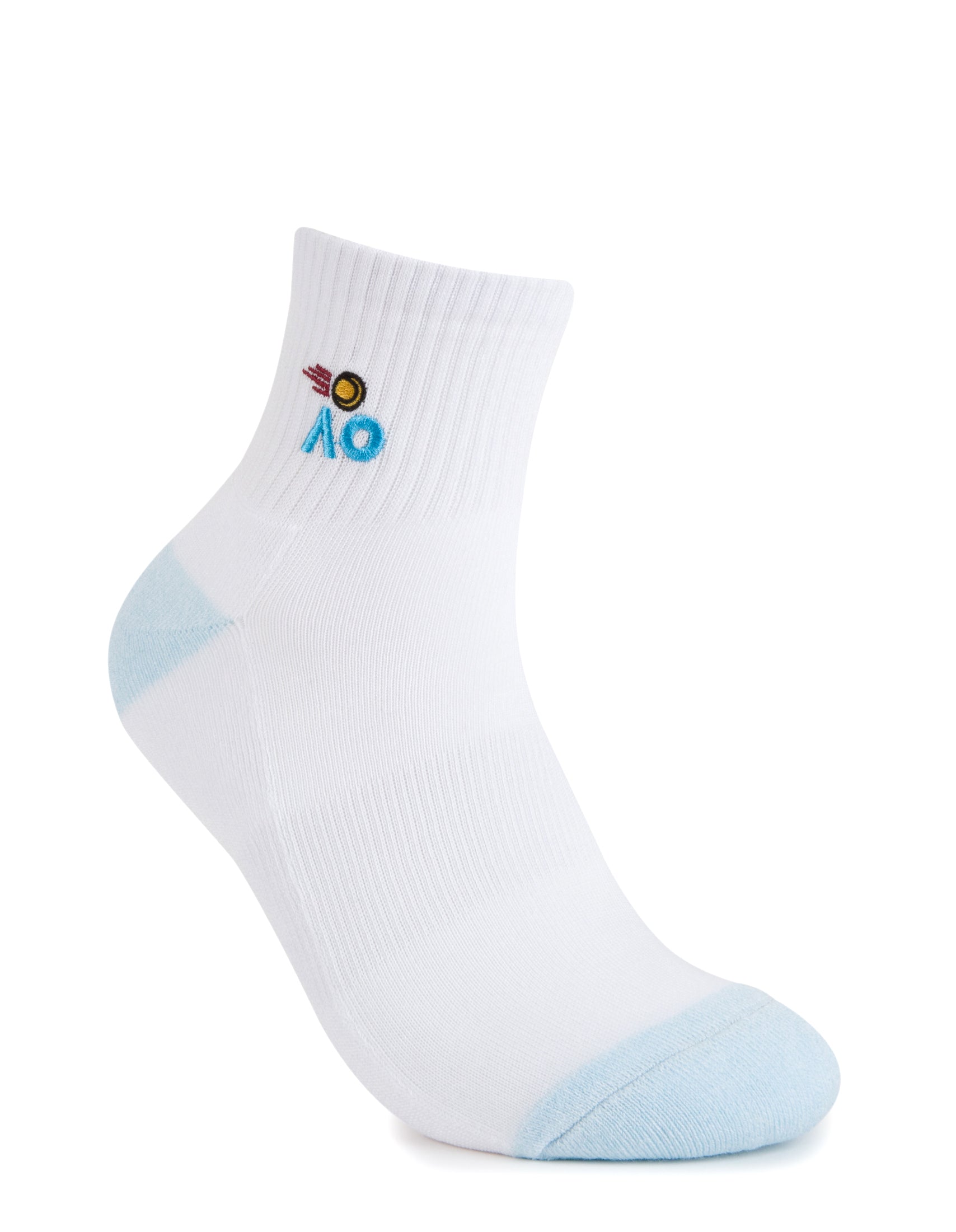 Australian Open Game Play Quarter Crew Sock 2-Pack