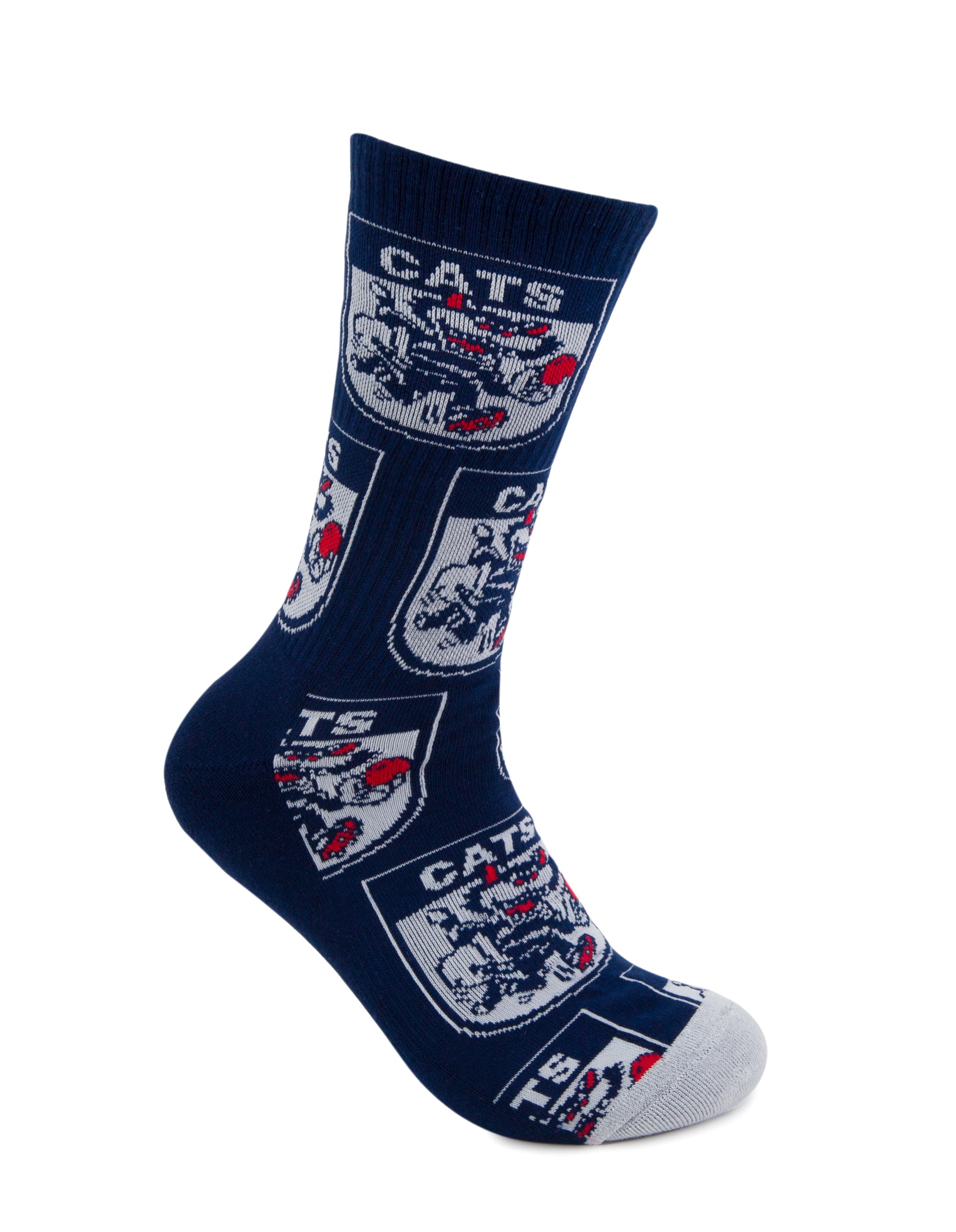 Geelong Cats Retro Sneaker Sock 2 Pack