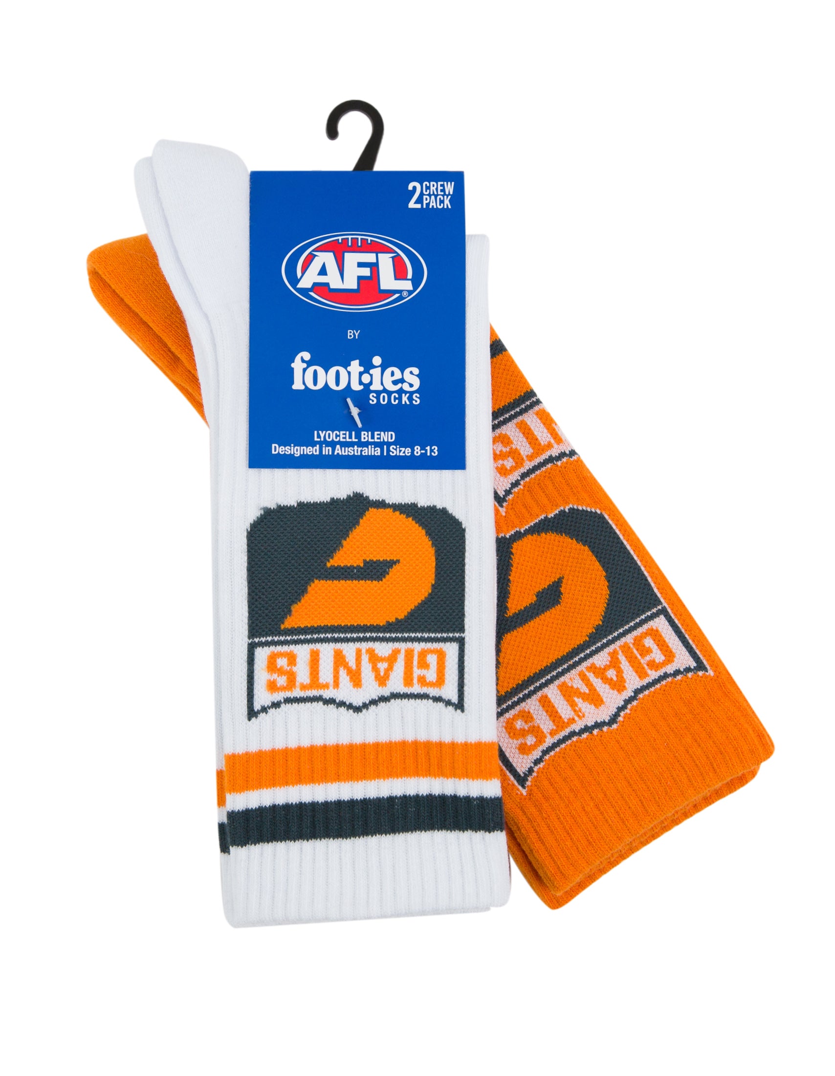 GWS GIANTS Retro Sneaker Sock 2 Pack