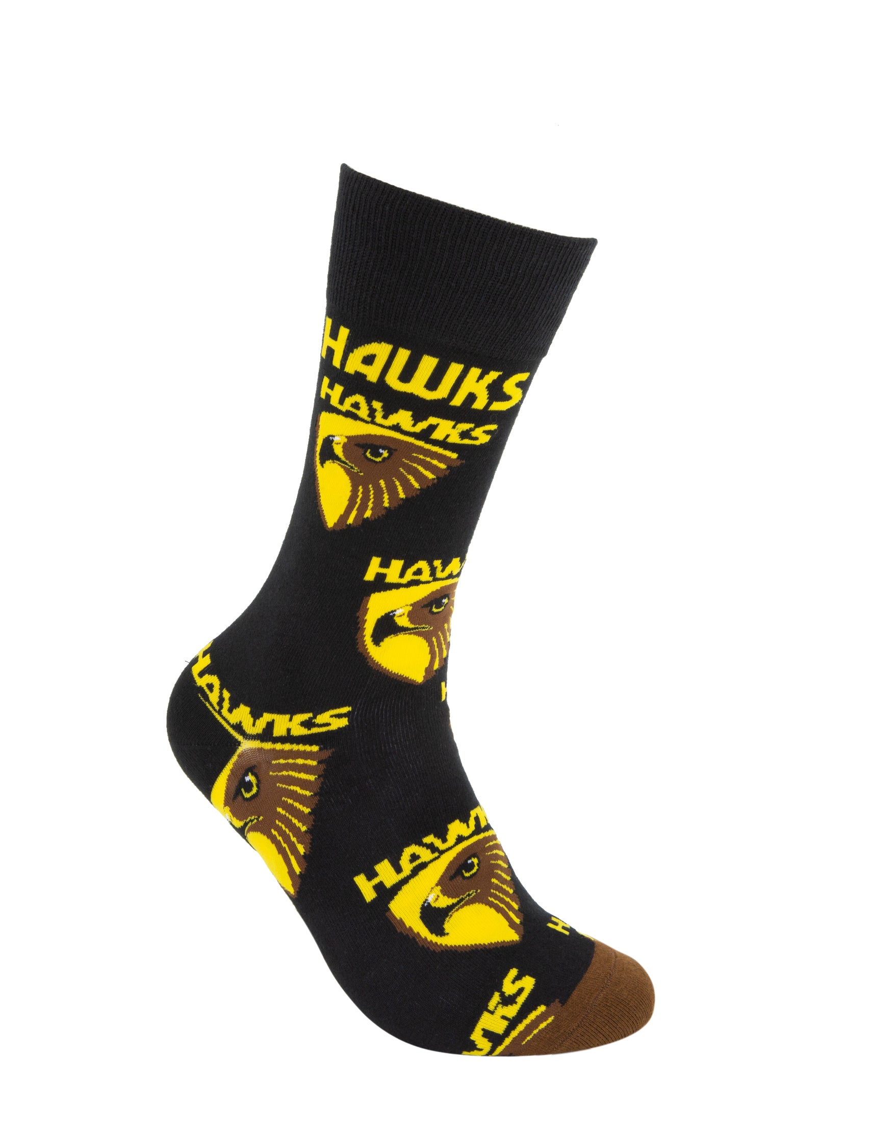 Hawthorn Hawks Mascot Organic Cotton Socks