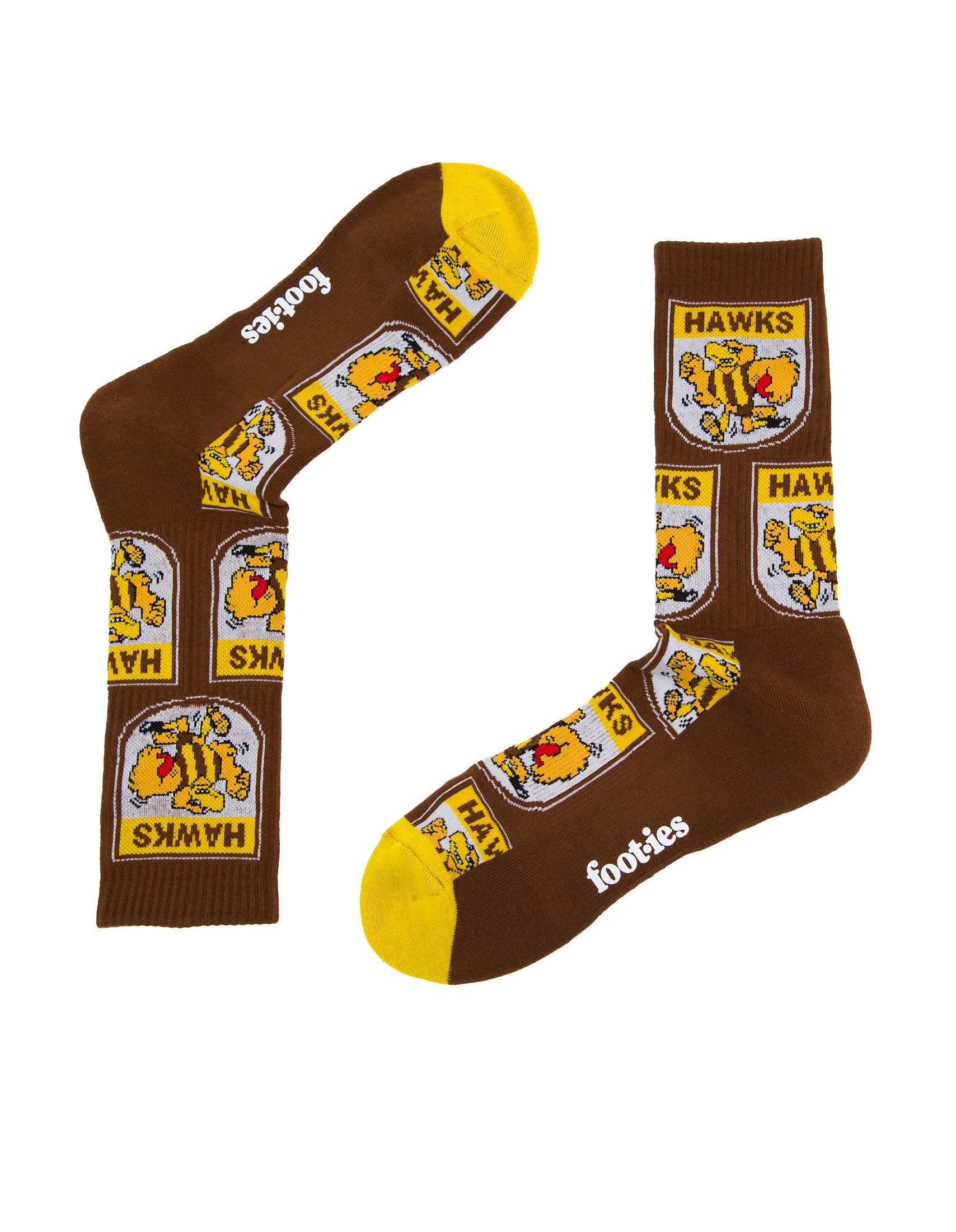 Hawthorn Hawks Retro Sneaker Sock 2 Pack