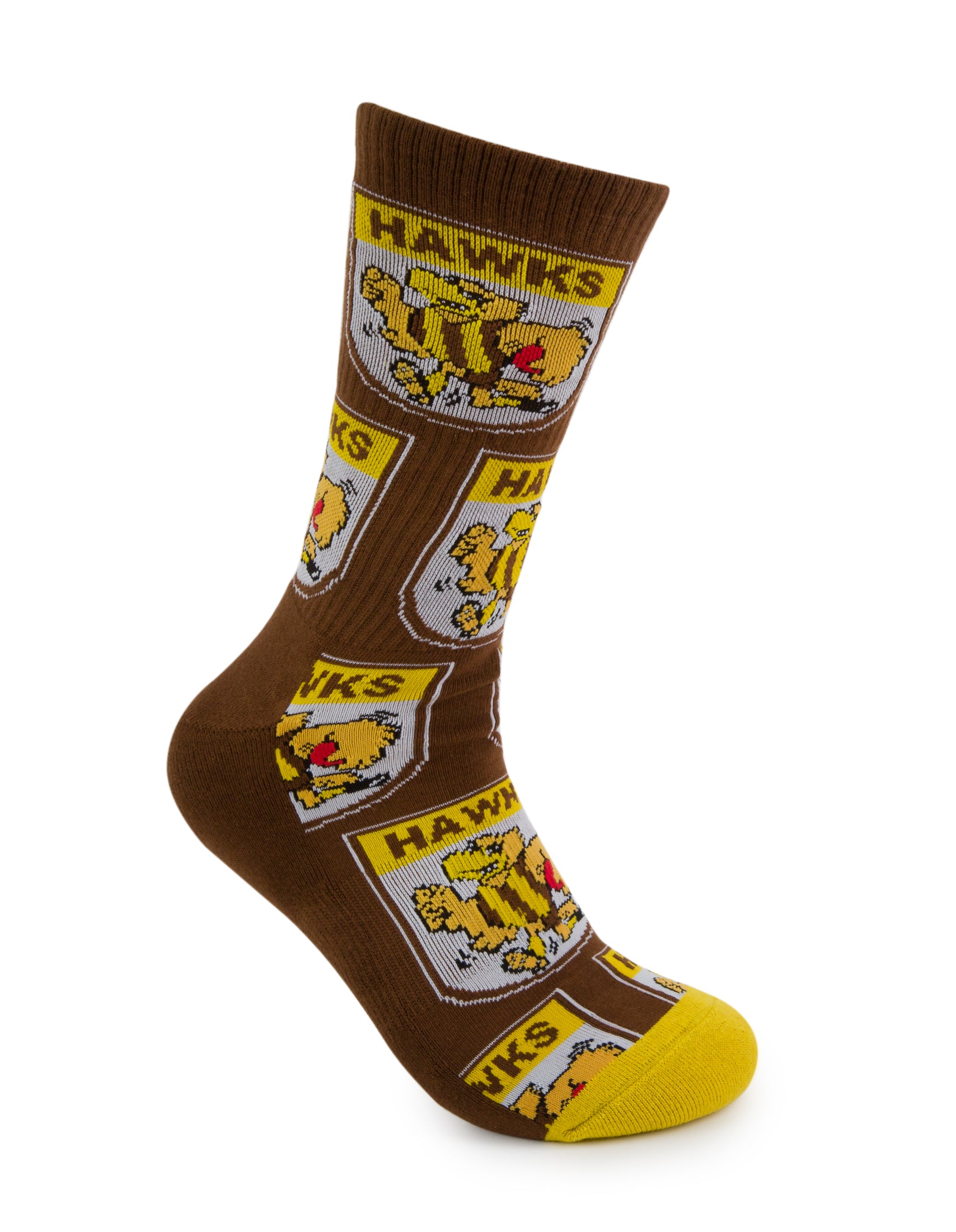 Hawthorn Hawks Retro Sneaker Sock 2 Pack
