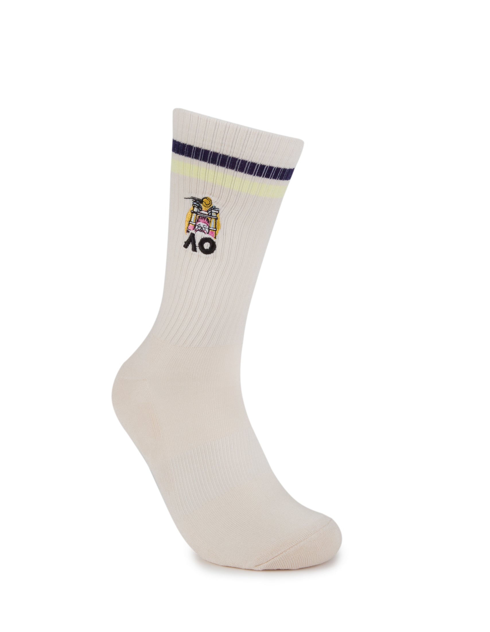 Australian Open Heritage Crew Sneaker Sock 2-Pack