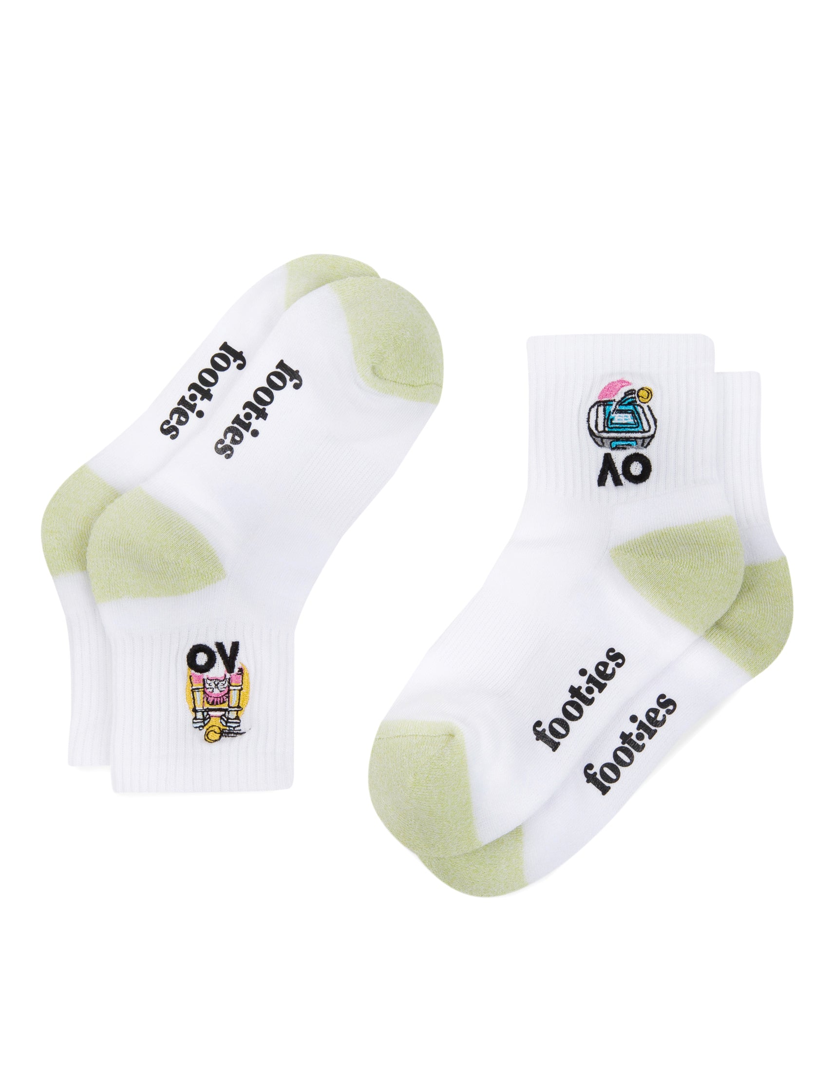 Australian Open Heritage Quarter Crew Sock 2-Pack