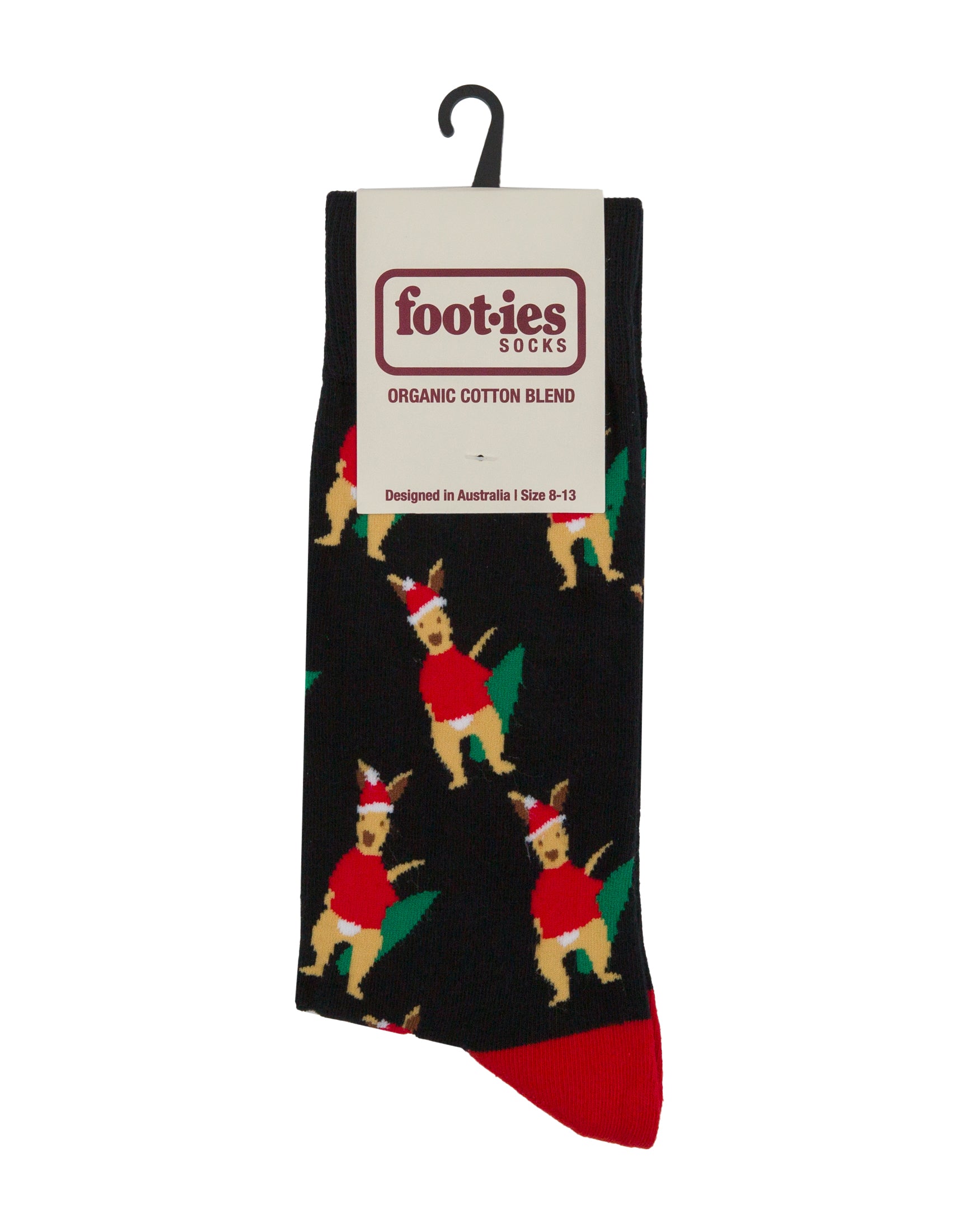 Kangaroo Christmas Organic Cotton Sock