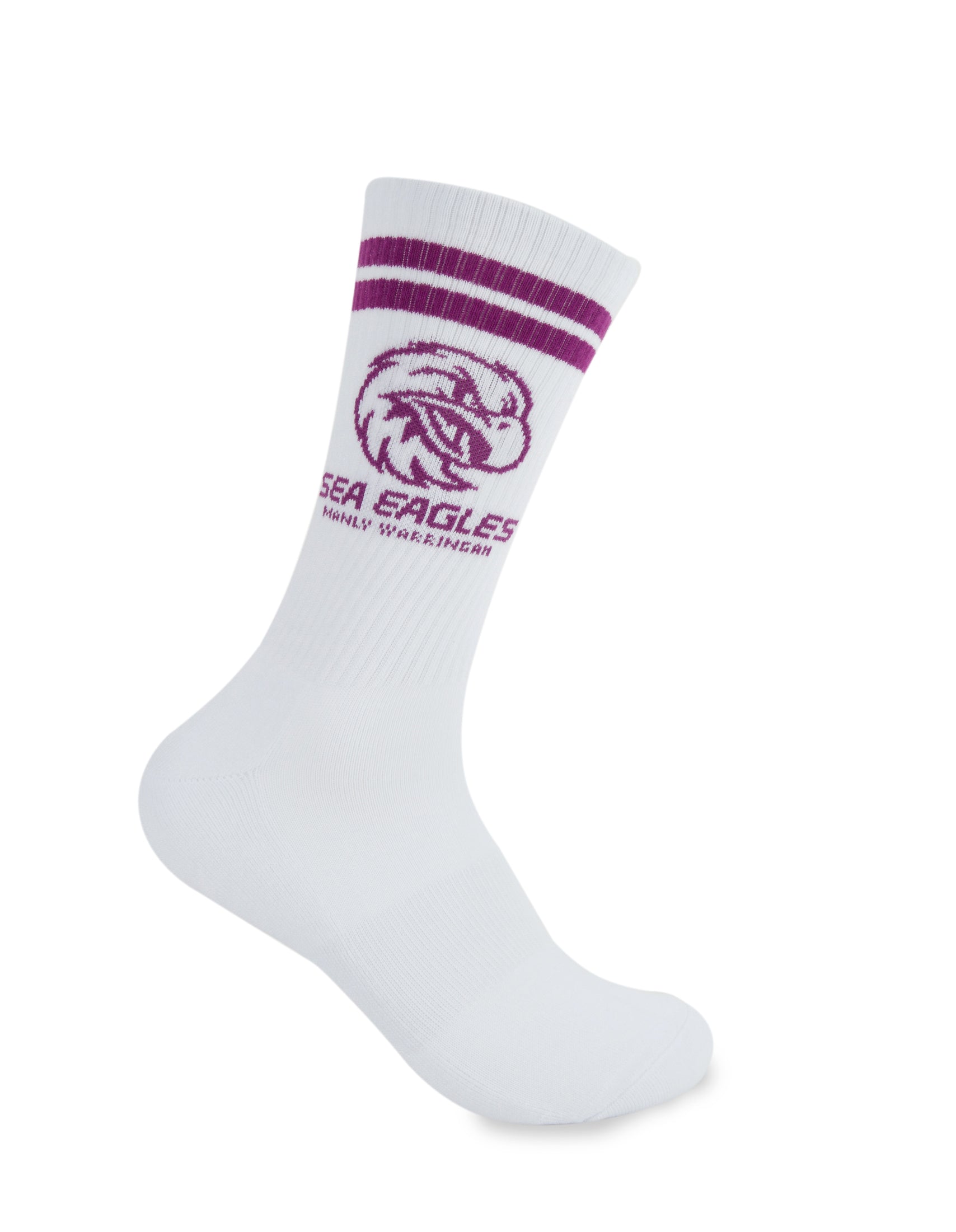 Manly Warringah Sea Eagles Logo Sneaker Socks 2 Pack