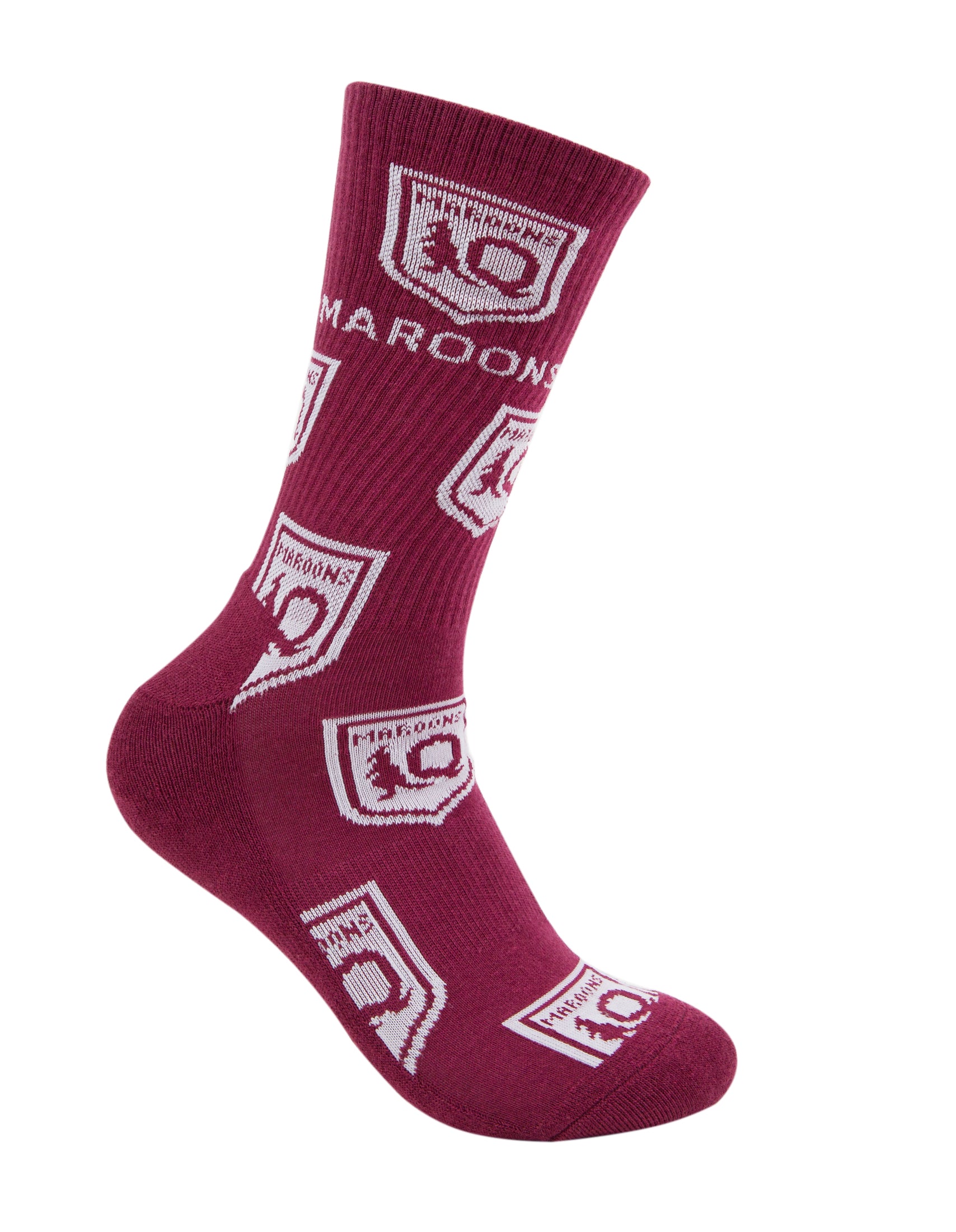 Queensland Maroons Icons Sneaker Sock 2-Pack