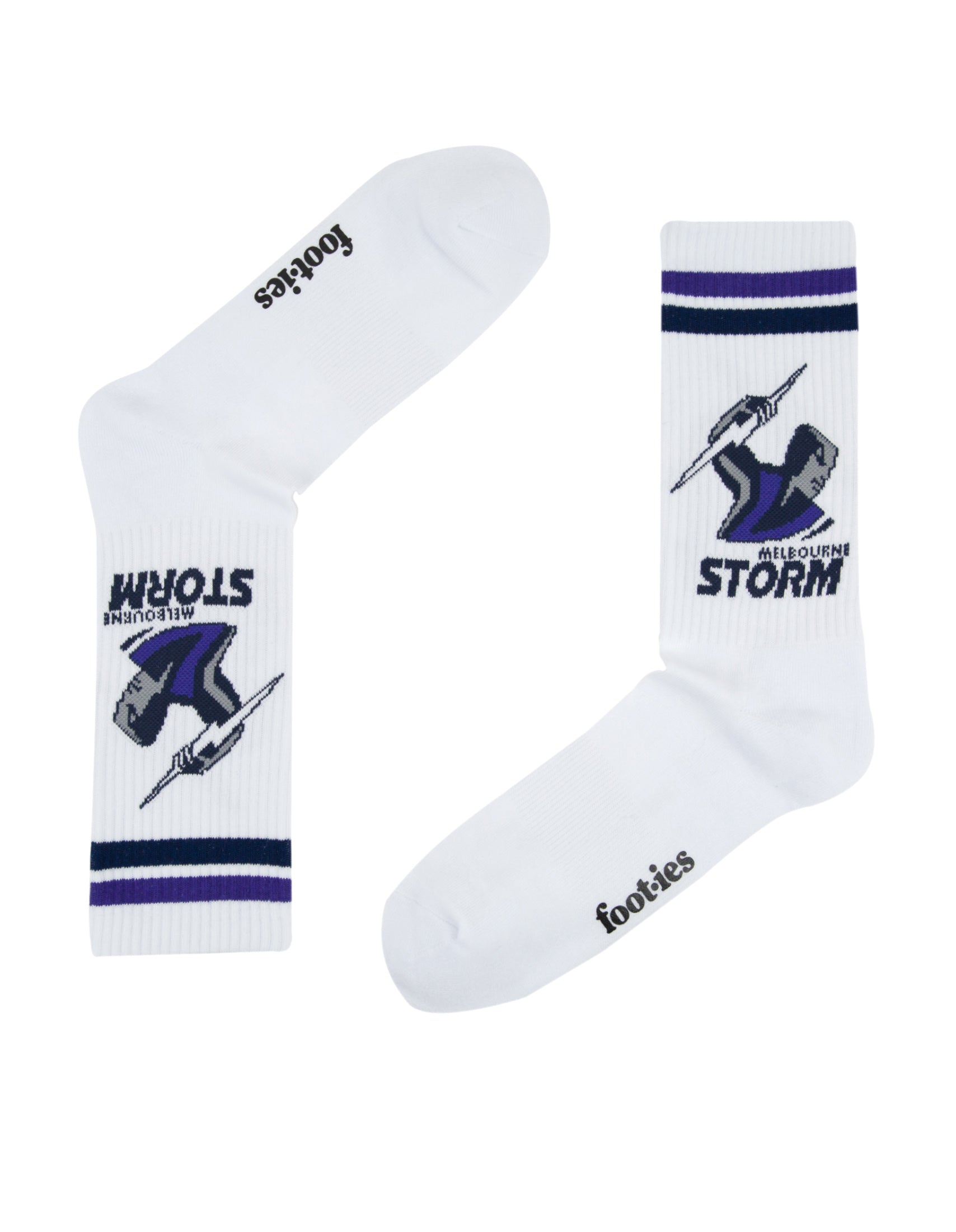 Melbourne Storm Logo Sneaker Socks 2 Pack