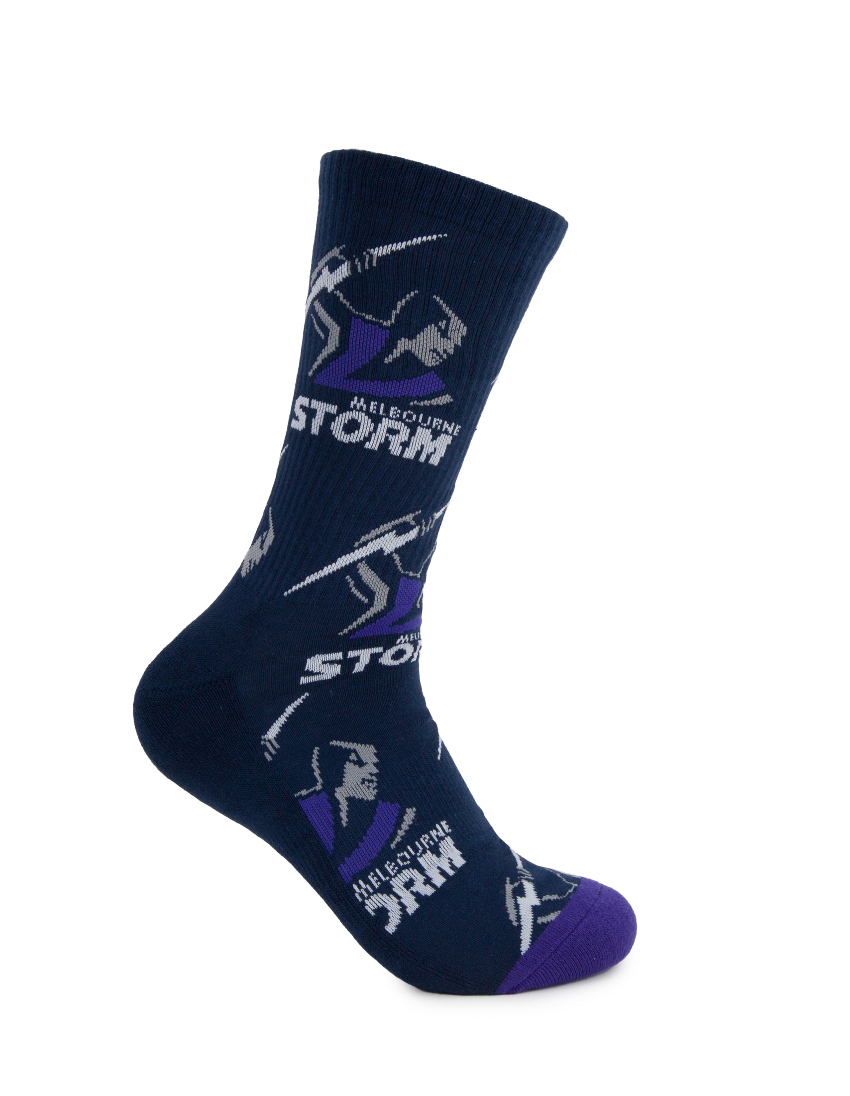 Melbourne Storm Logo Sneaker Socks 2 Pack