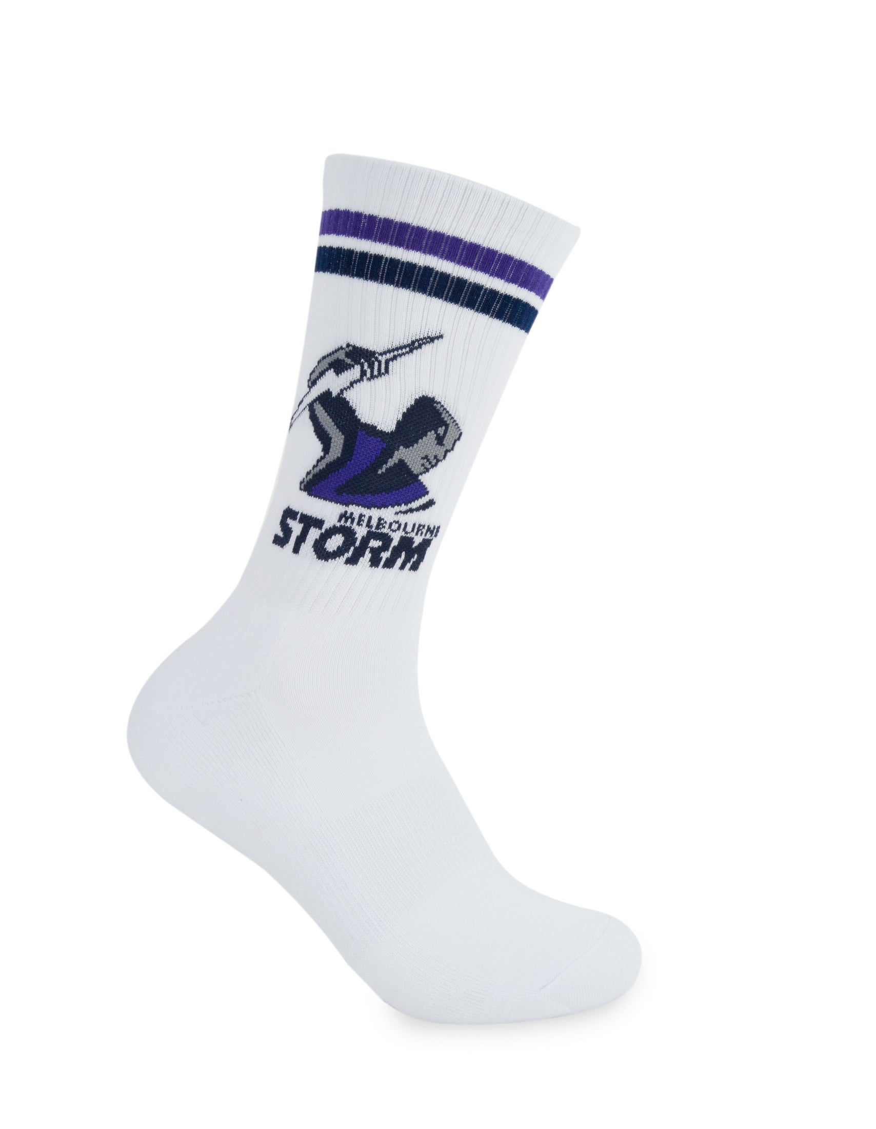 Melbourne Storm Logo Sneaker Socks 2 Pack