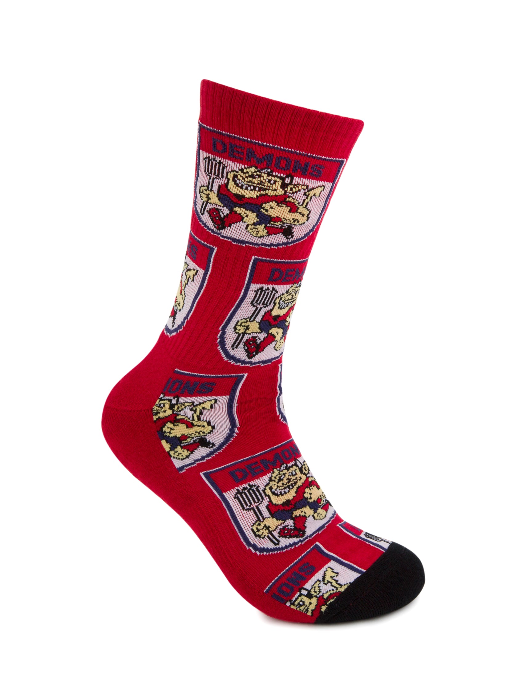 Melbourne Demons Retro Sneaker Sock 2 Pack