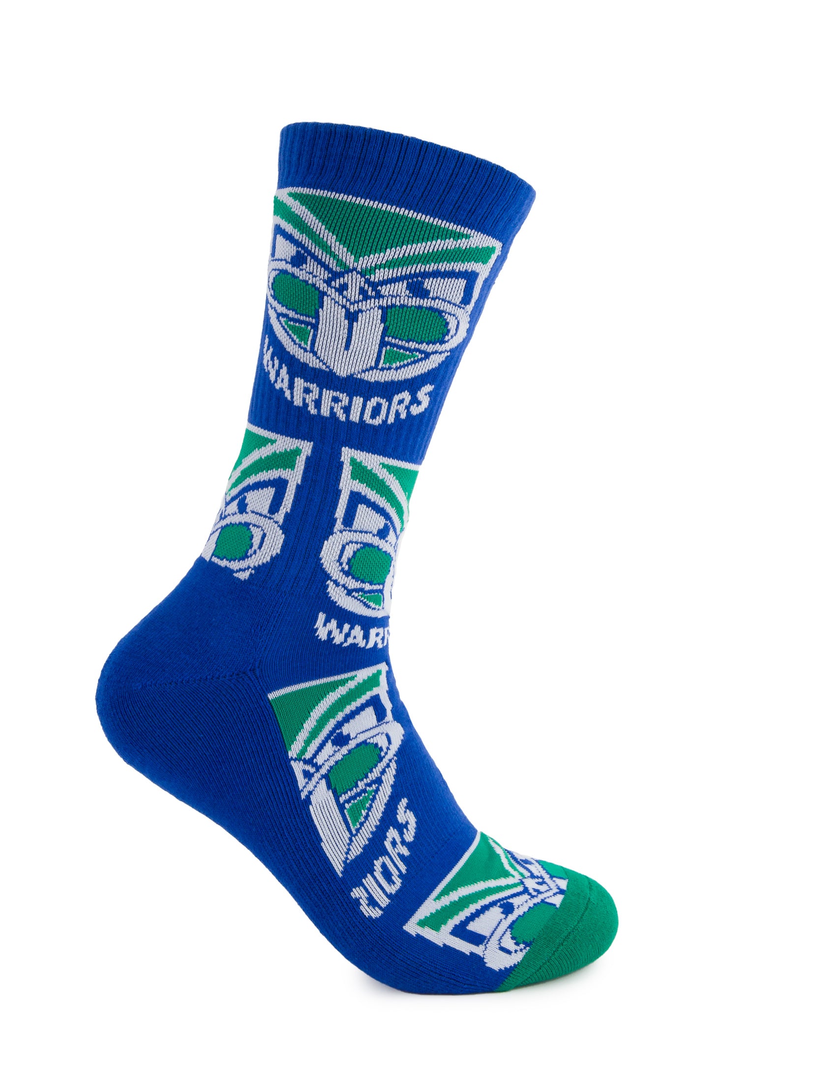 New Zealand Warriors Logo Sneaker Socks 2 Pack