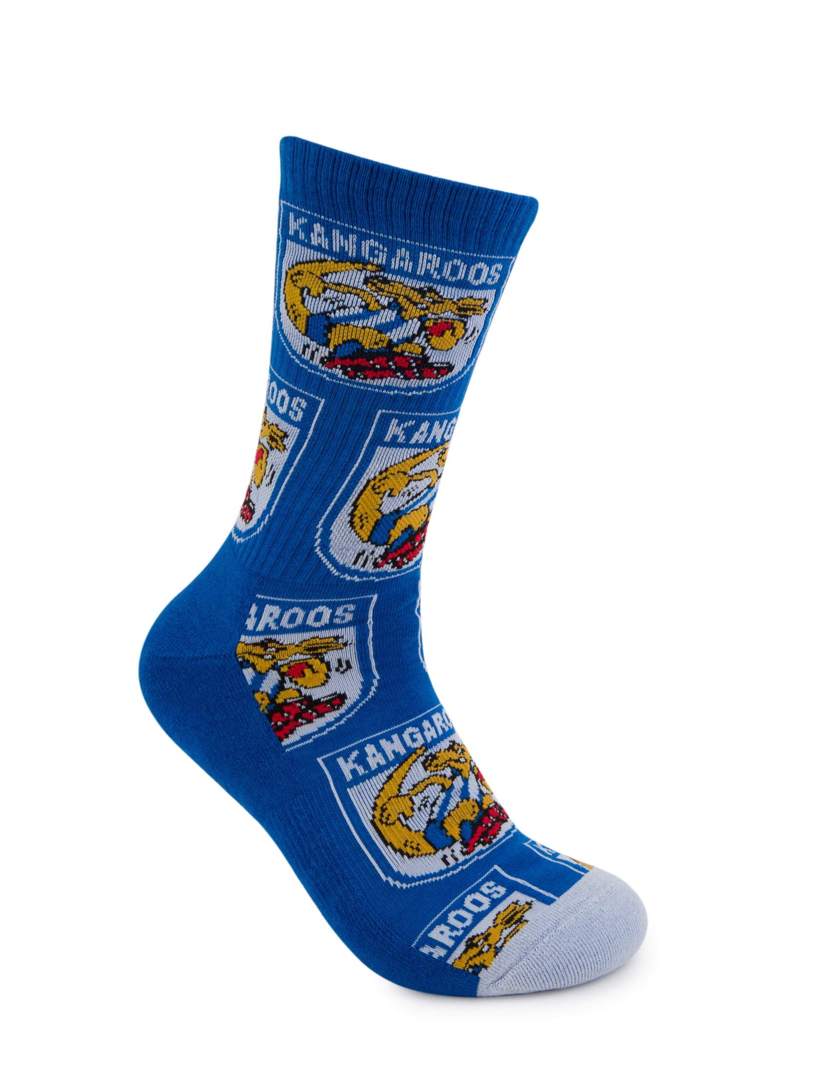 North Melbourne Kangaroos Retro Sneaker Sock 2 Pack