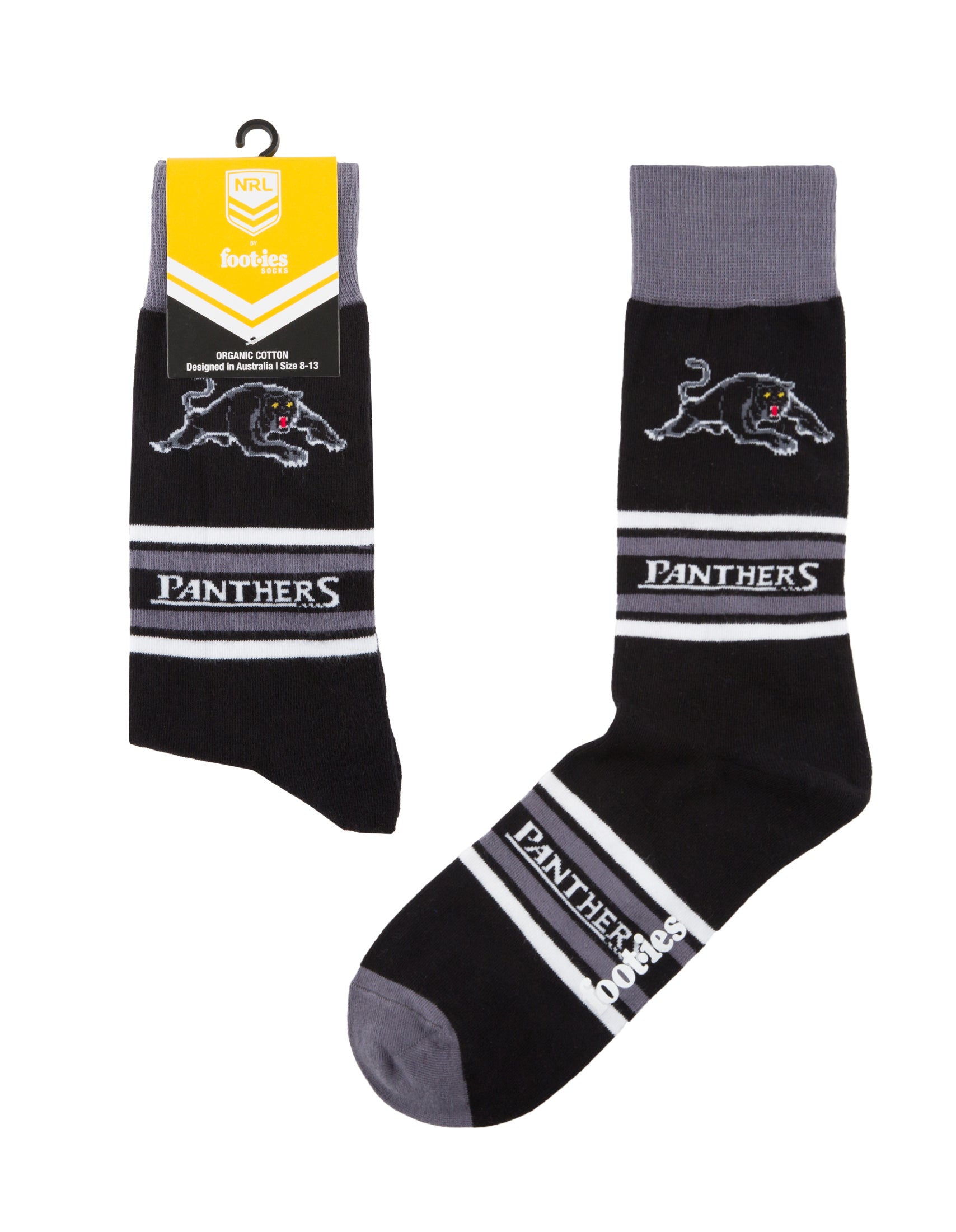 Penrith Panthers Stripe Organic Cotton Socks