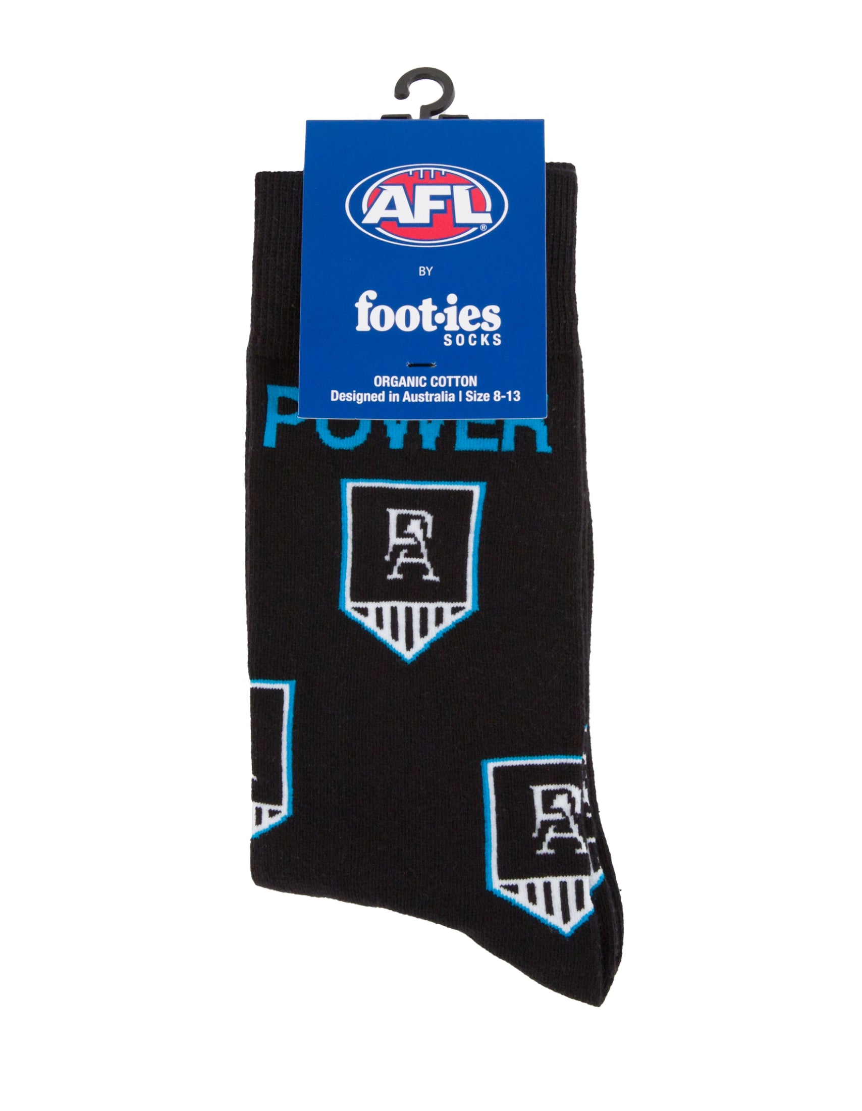 Port Adelaide Power Mascot Organic Cotton Socks