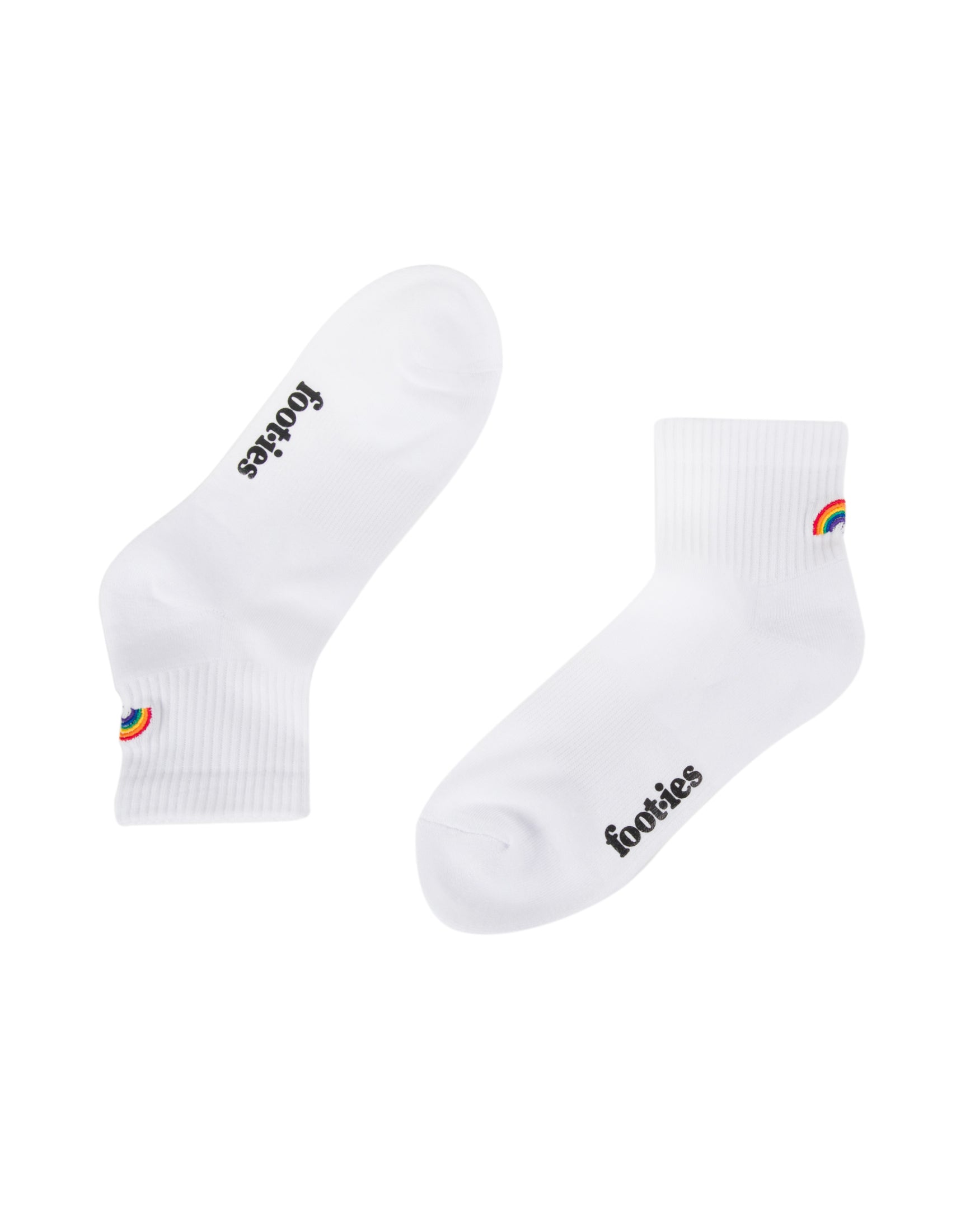 Pride Rainbow 2 Pack Socks Sneaker Quarter